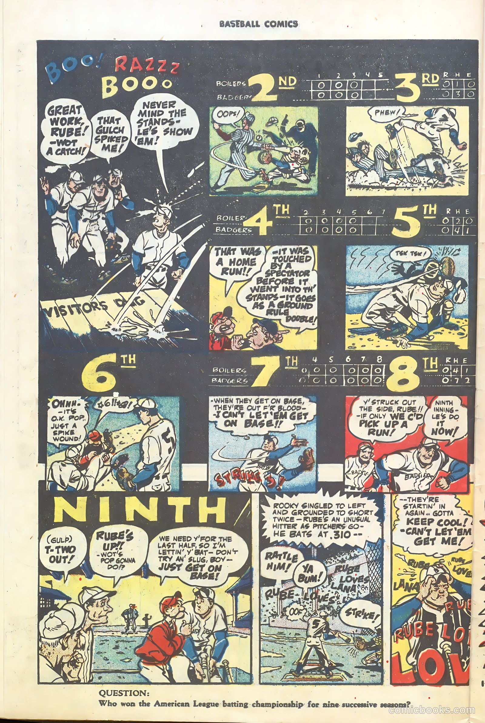 Baseball Comics #1 — page 28 of 36