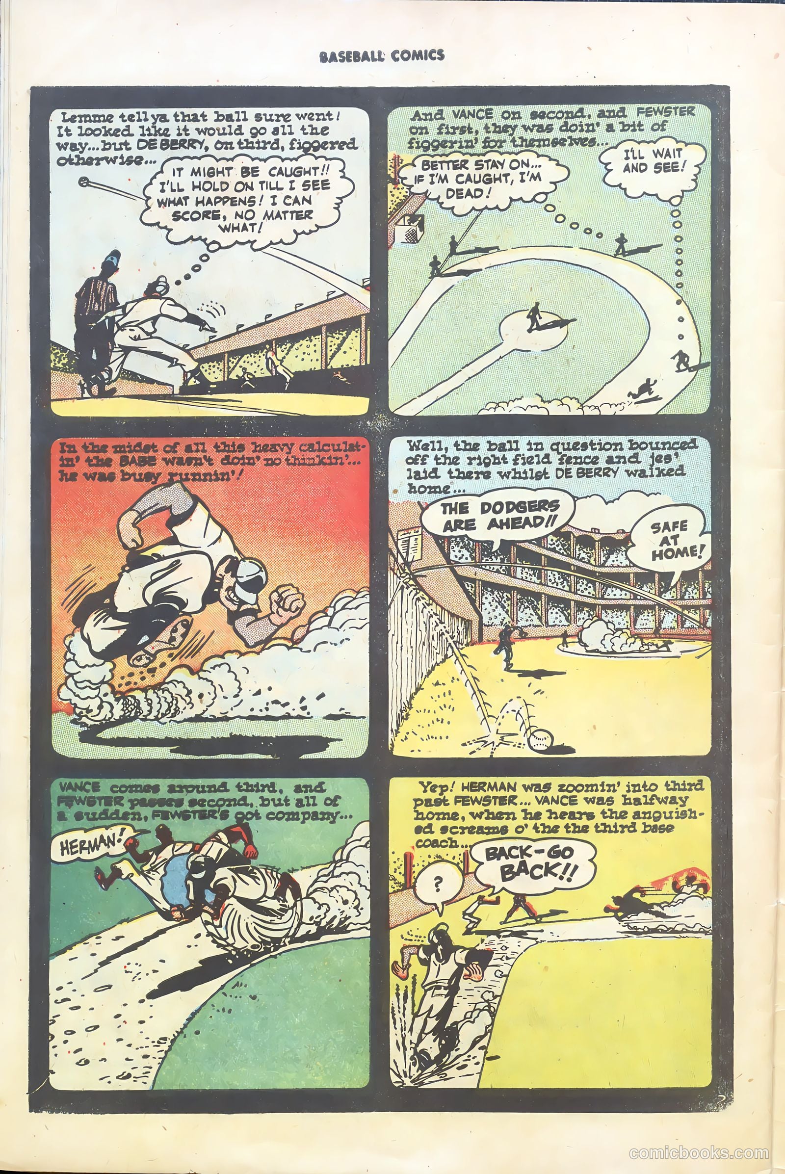 Baseball Comics #1 — page 32 of 36