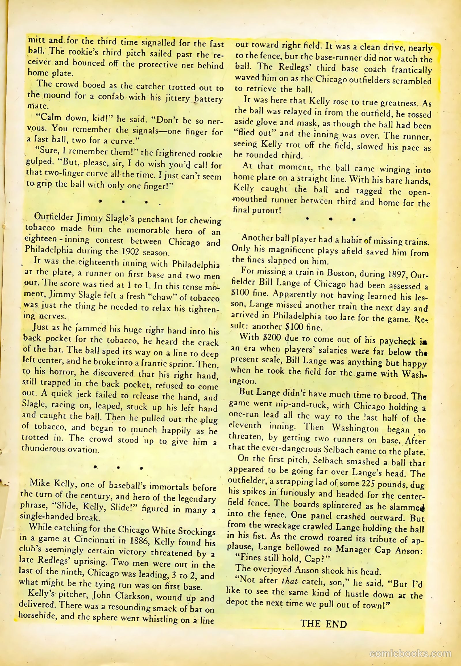 Baseball Thrills #3 — page 17 of 36