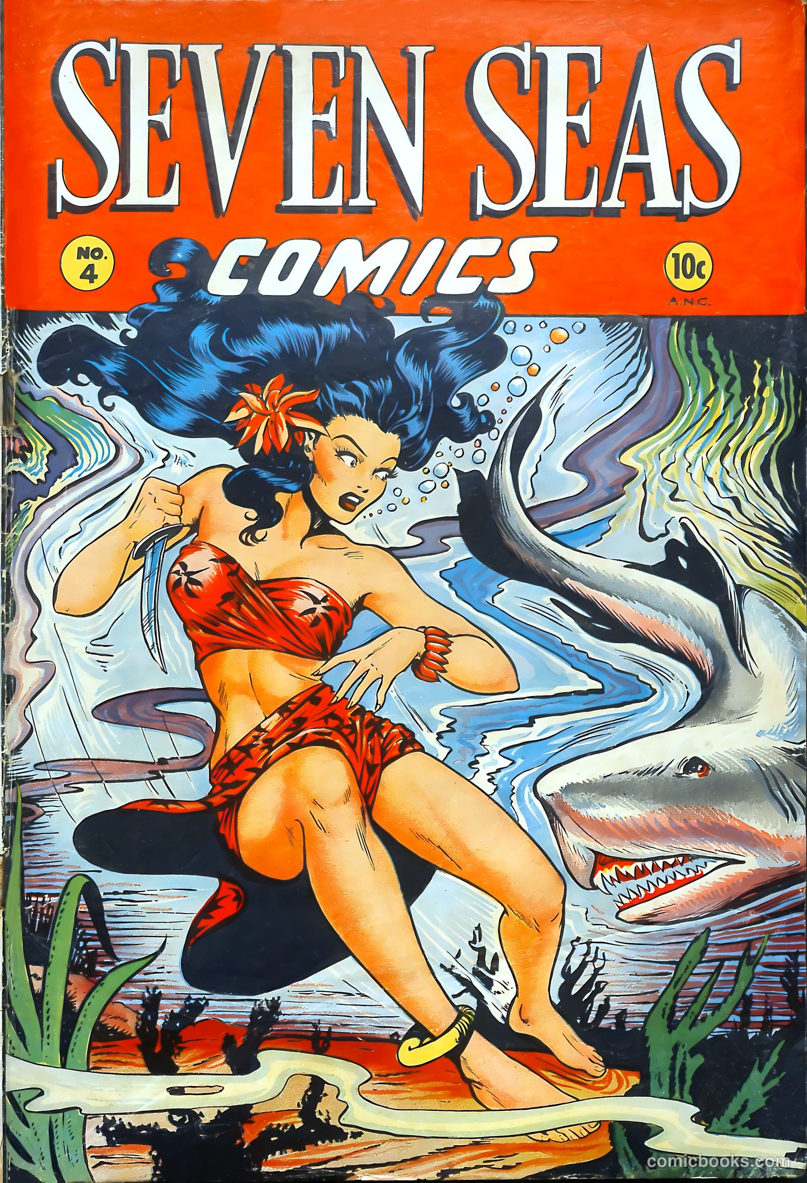 Seven Seas Comics #4 — page 1 of 36