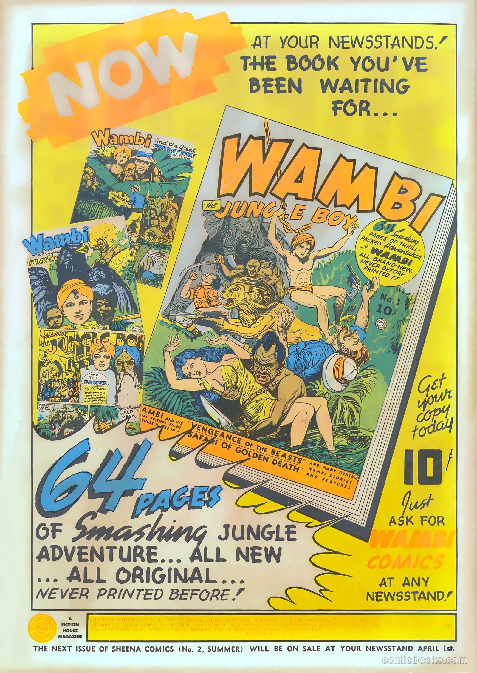 Sheena, Queen of the Jungle #1 — page 2 of 68