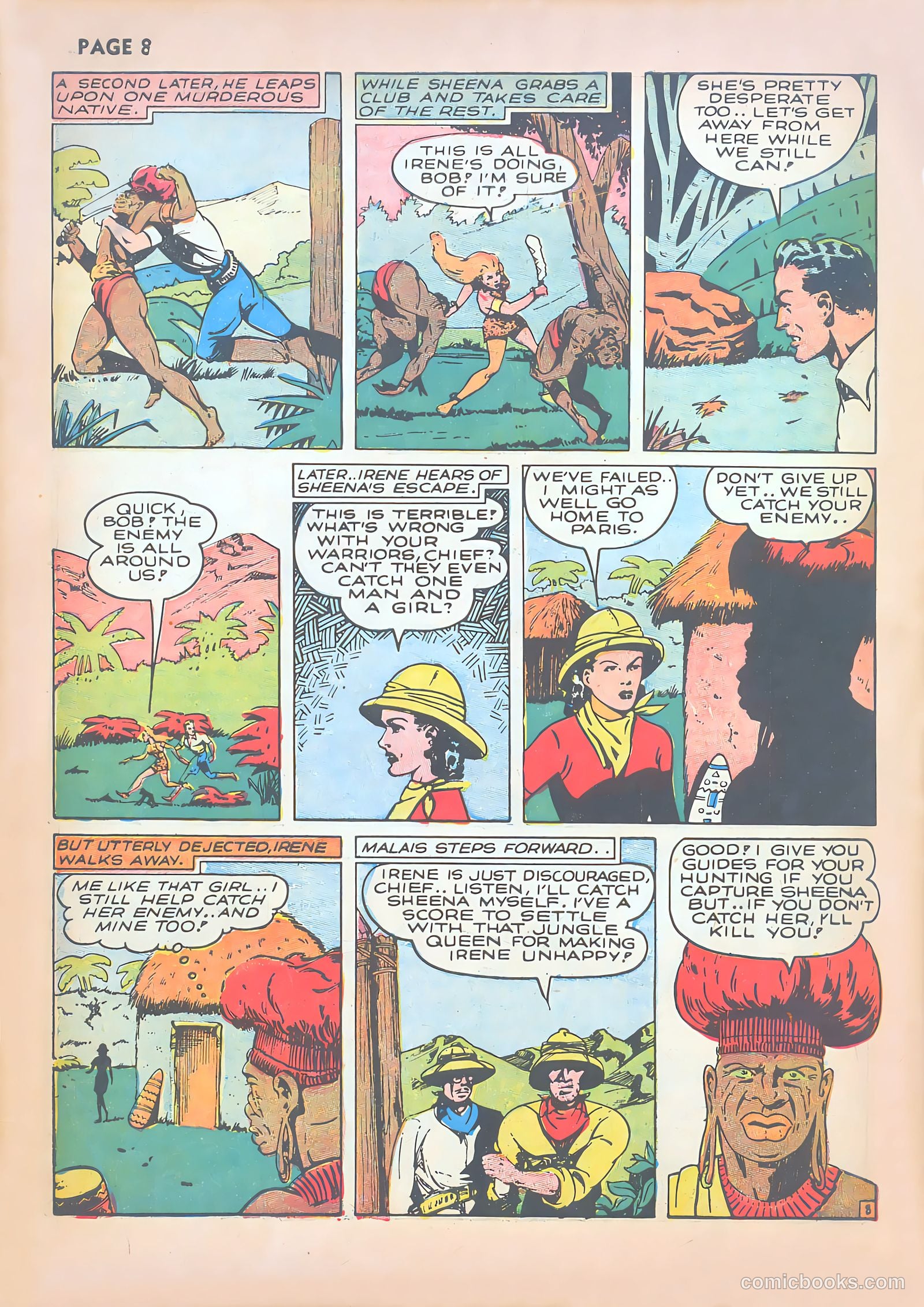 Sheena, Queen of the Jungle #1 — page 10 of 68