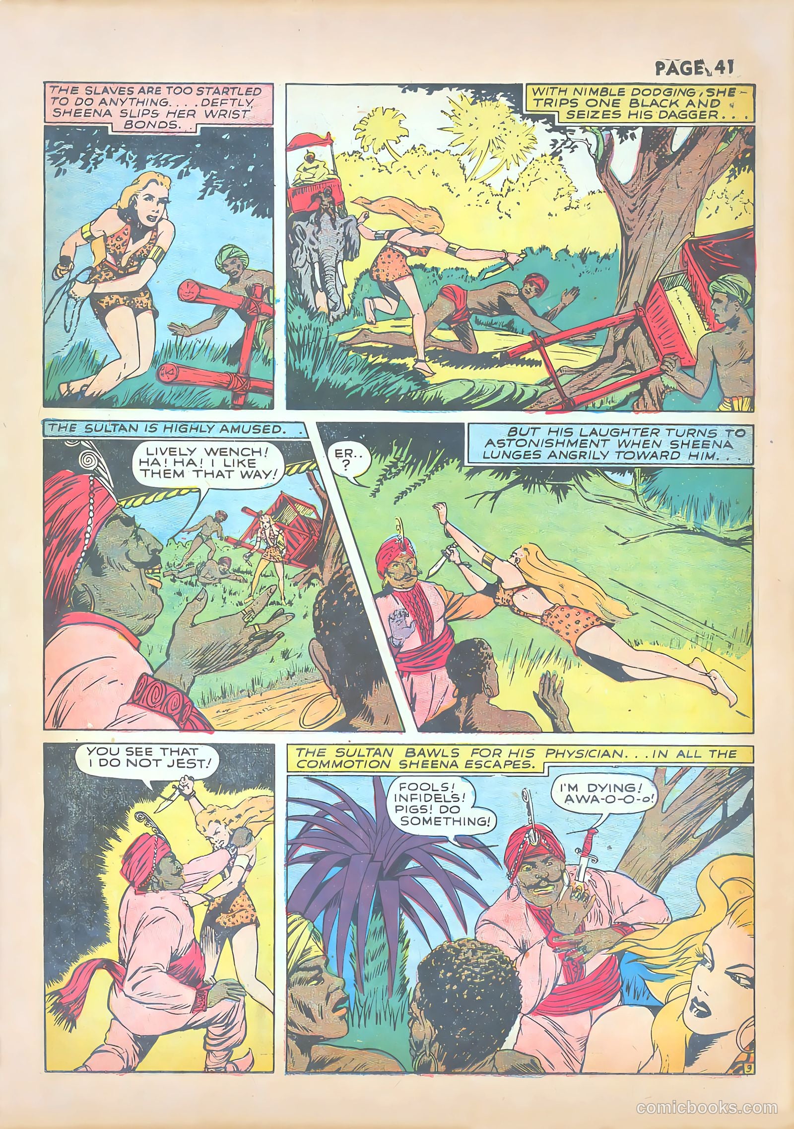 Sheena, Queen of the Jungle #1 — page 43 of 68