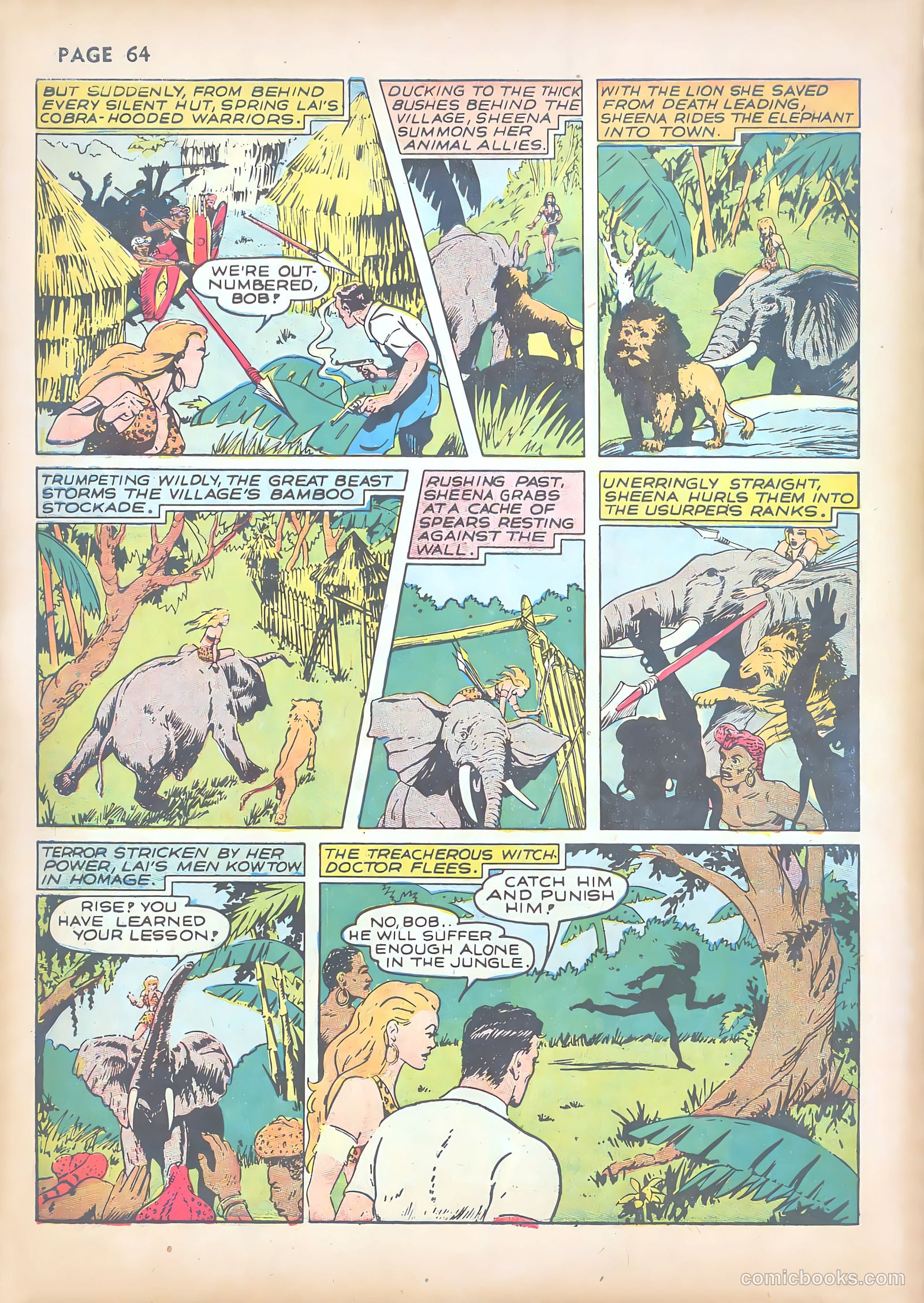 Sheena, Queen of the Jungle #1 — page 66 of 68