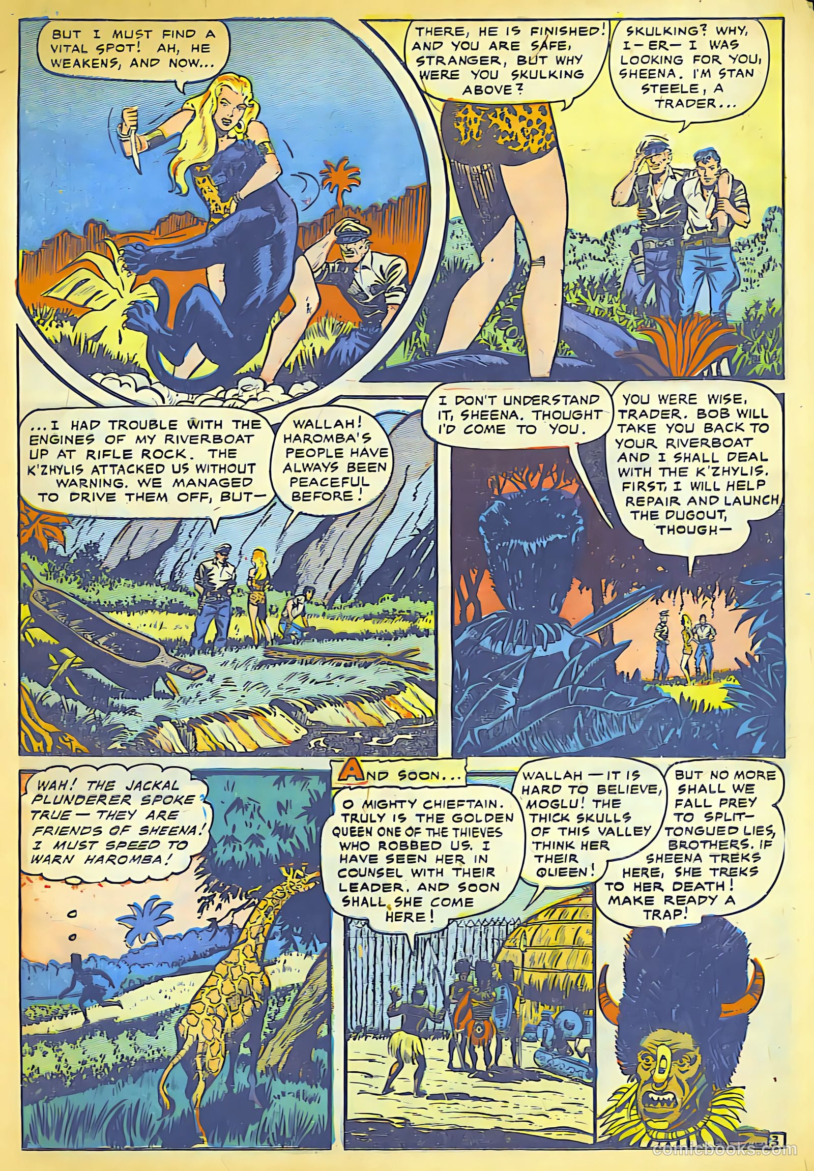 Sheena, Queen of the Jungle #10 — page 18 of 37