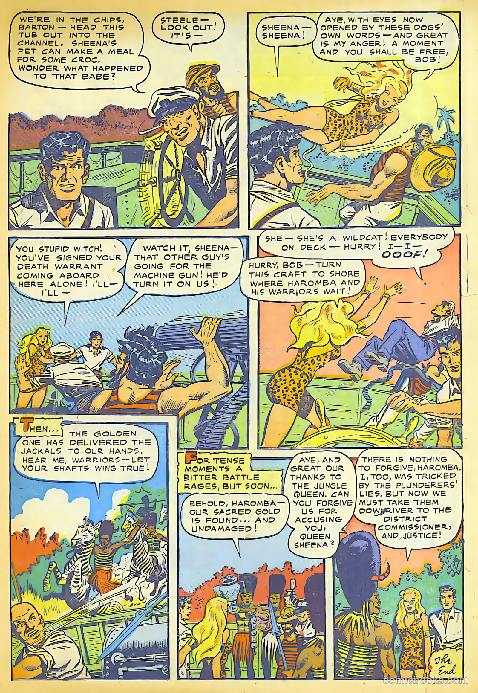 Sheena, Queen of the Jungle #10 — page 22 of 37