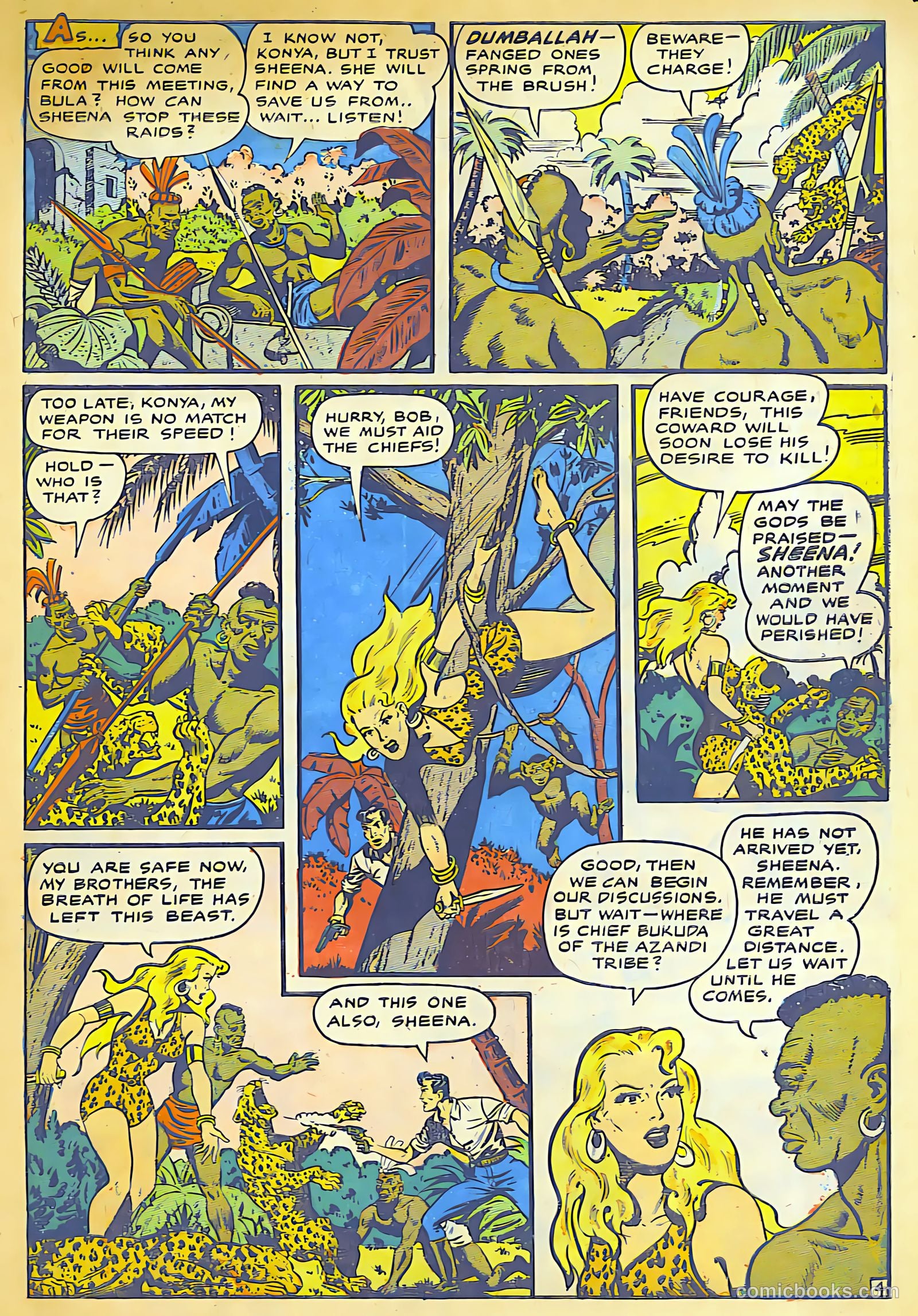 Sheena, Queen of the Jungle #10 — page 28 of 37