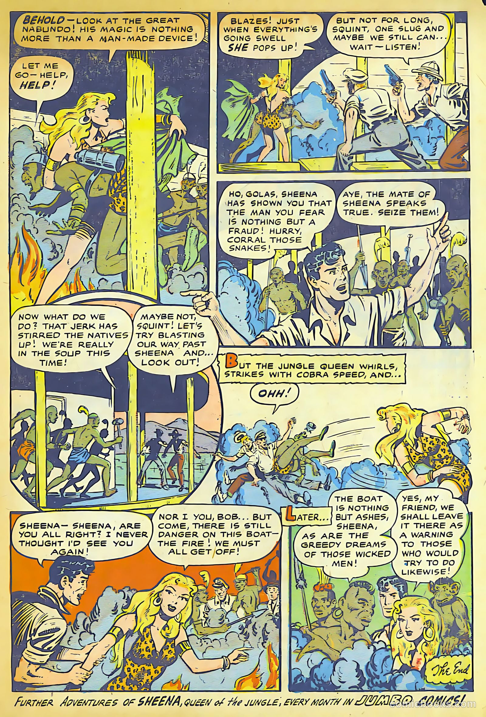 Sheena, Queen of the Jungle #10 — page 34 of 37