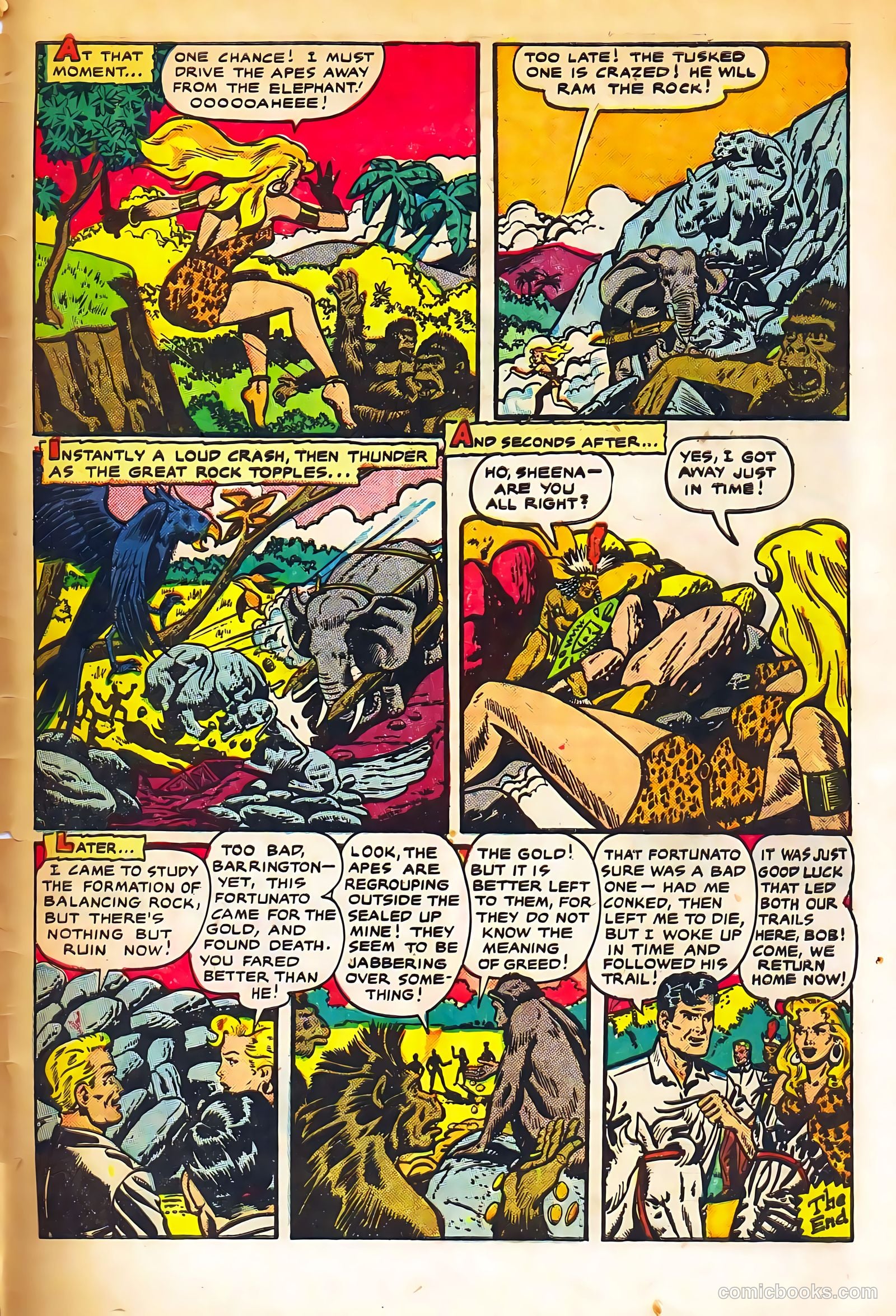 Sheena, Queen of the Jungle #11 — page 33 of 36