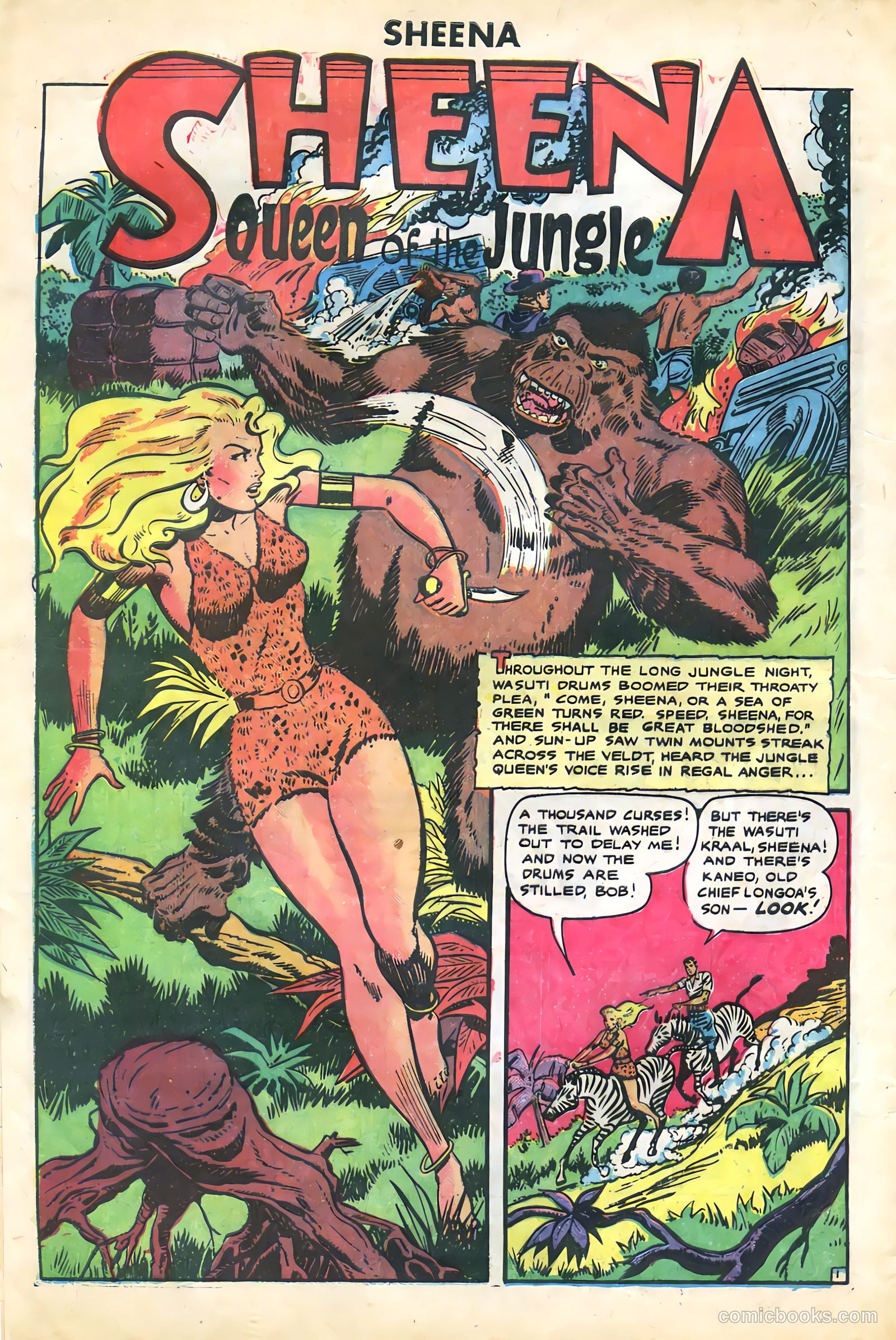 Sheena, Queen of the Jungle #12 — page 4 of 36