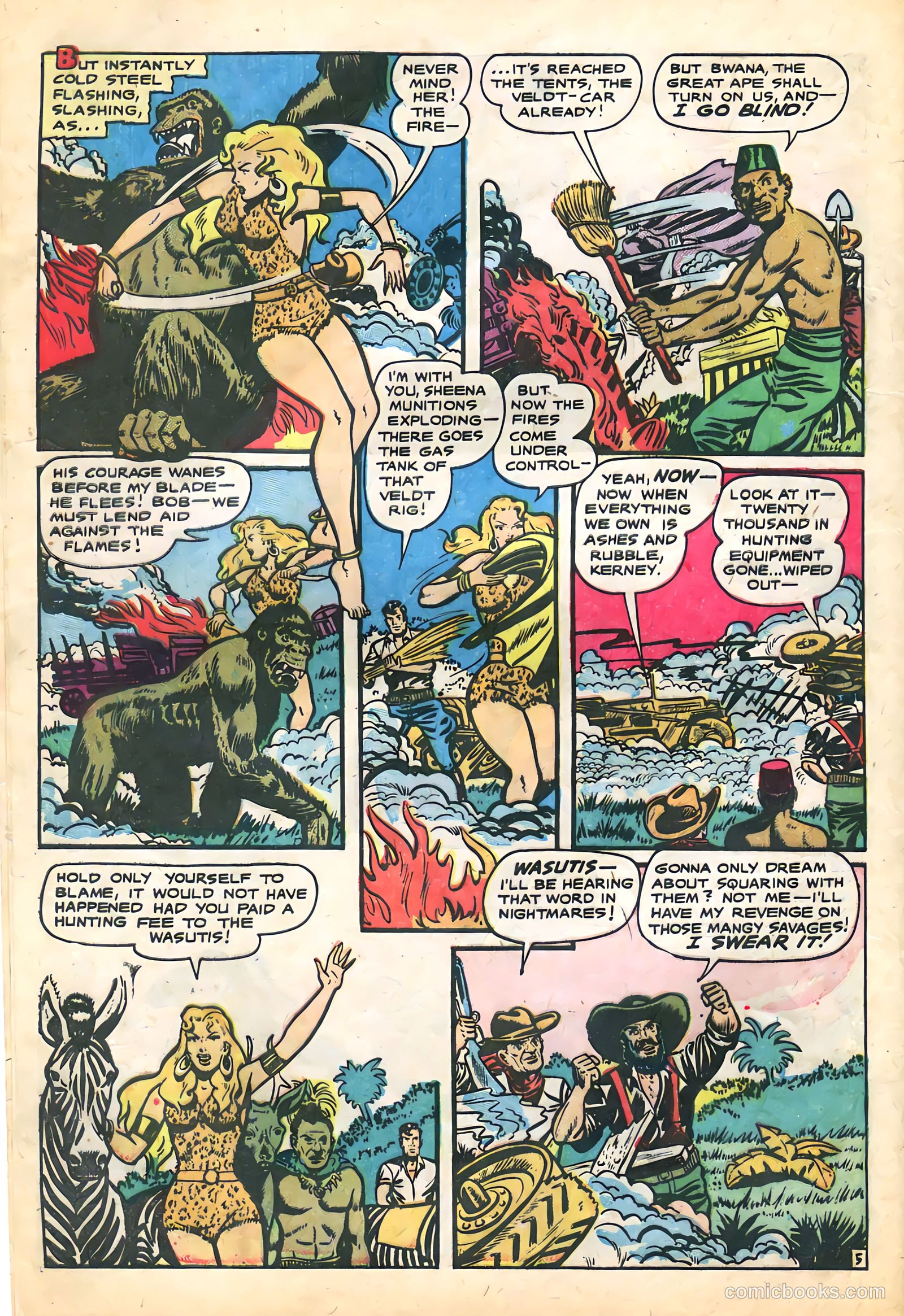 Sheena, Queen of the Jungle #12 — page 8 of 36
