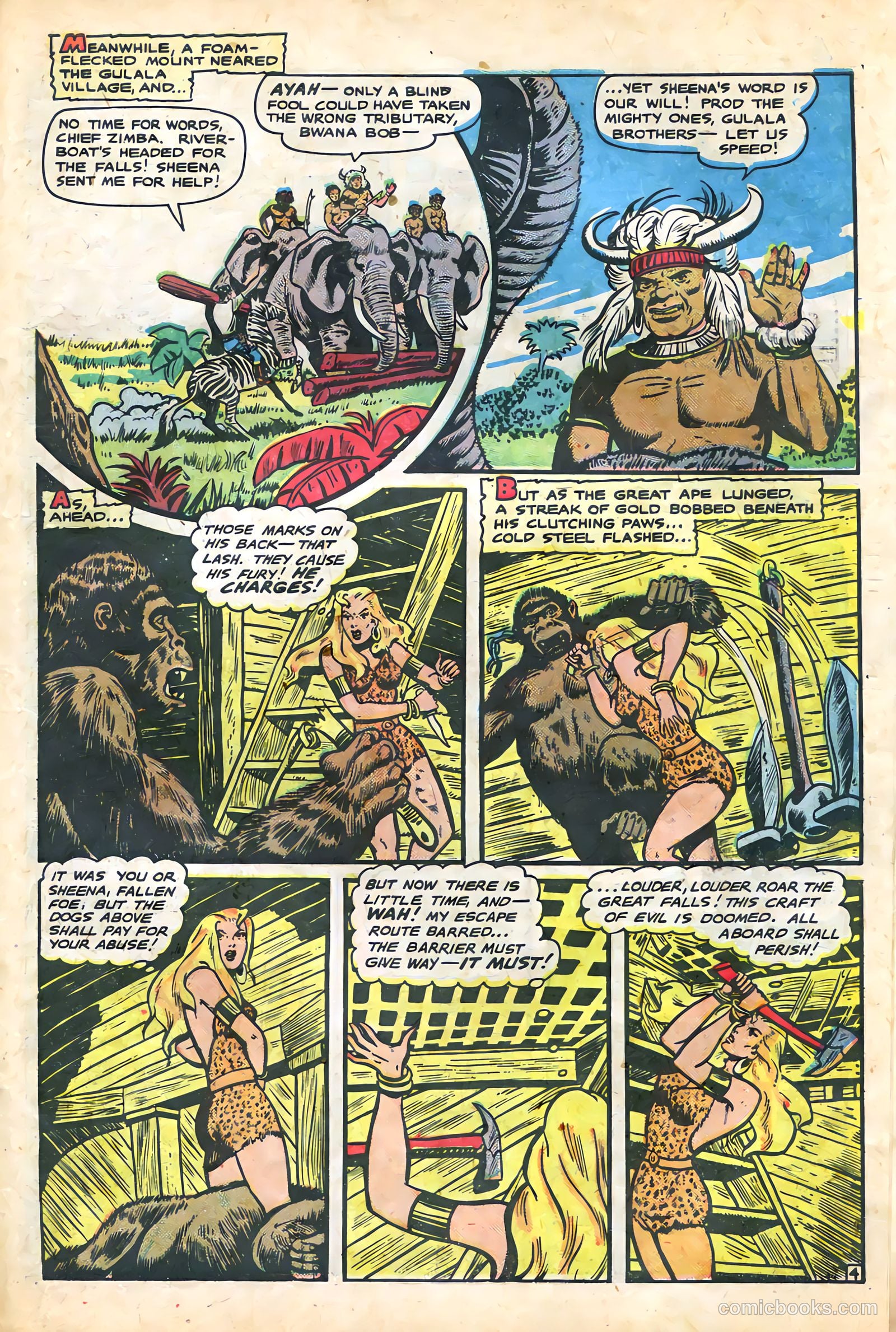 Sheena, Queen of the Jungle #12 — page 31 of 36