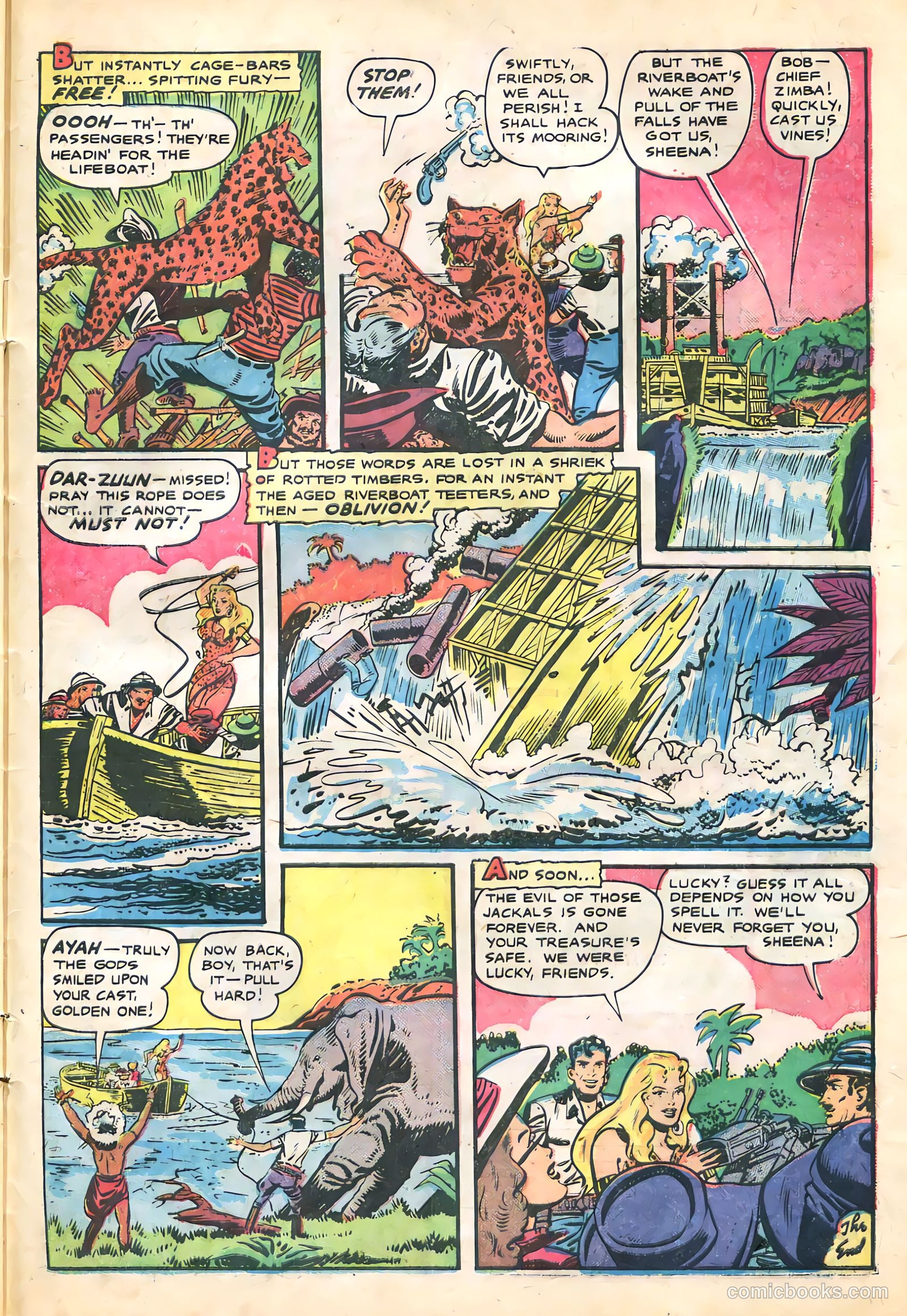 Sheena, Queen of the Jungle #12 — page 33 of 36