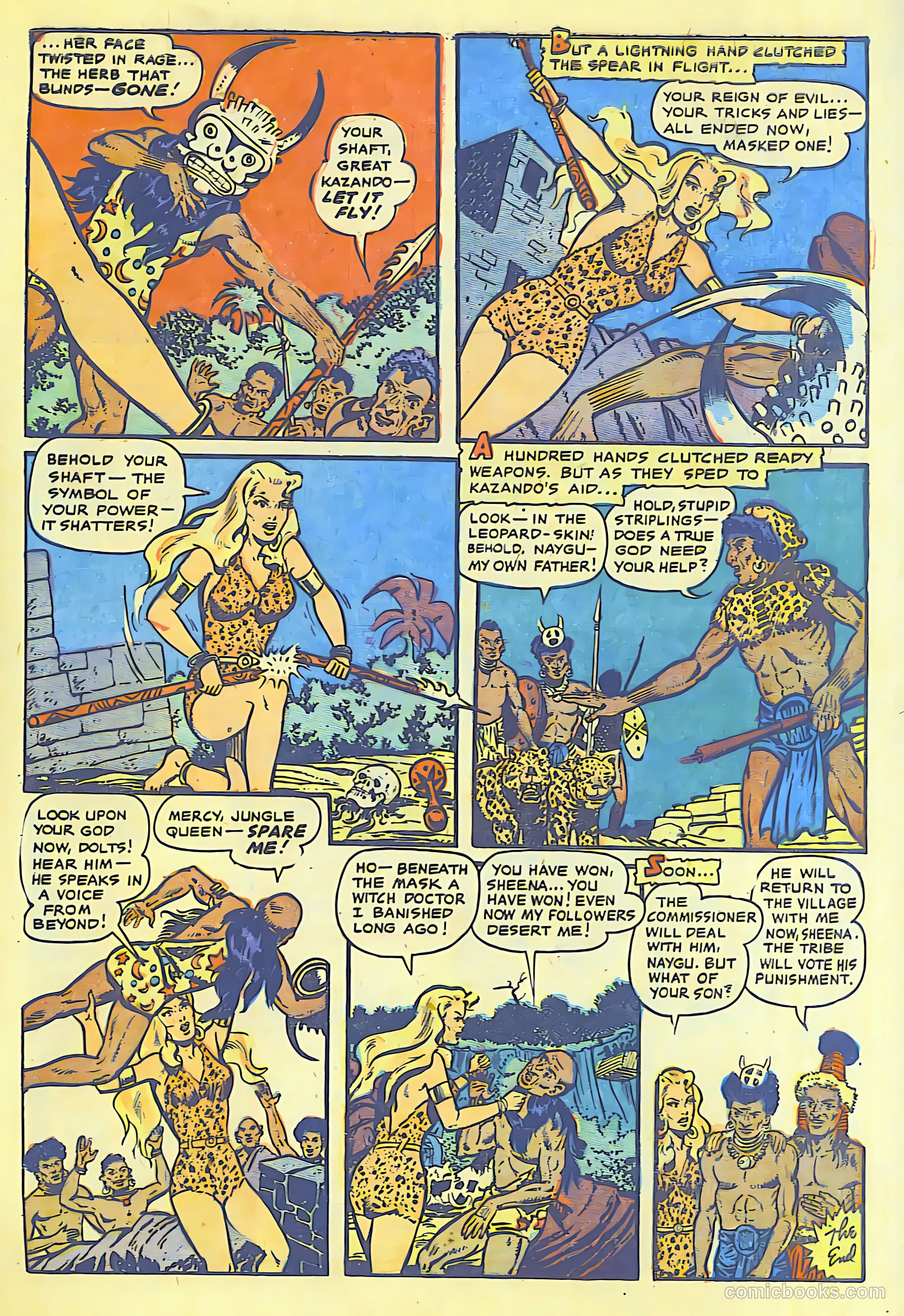 Sheena, Queen of the Jungle #13 — page 31 of 34