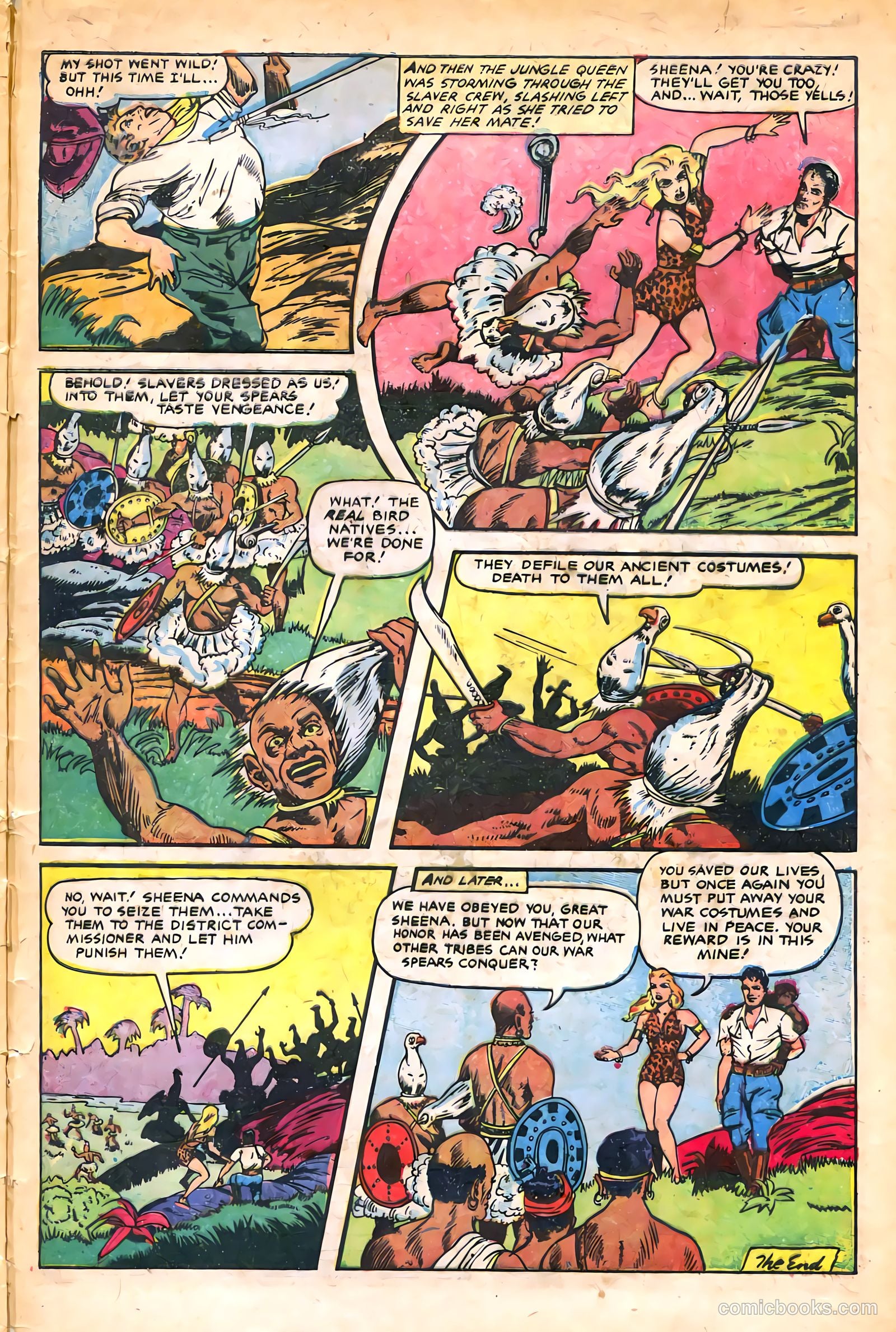 Sheena, Queen of the Jungle #14 — page 33 of 36