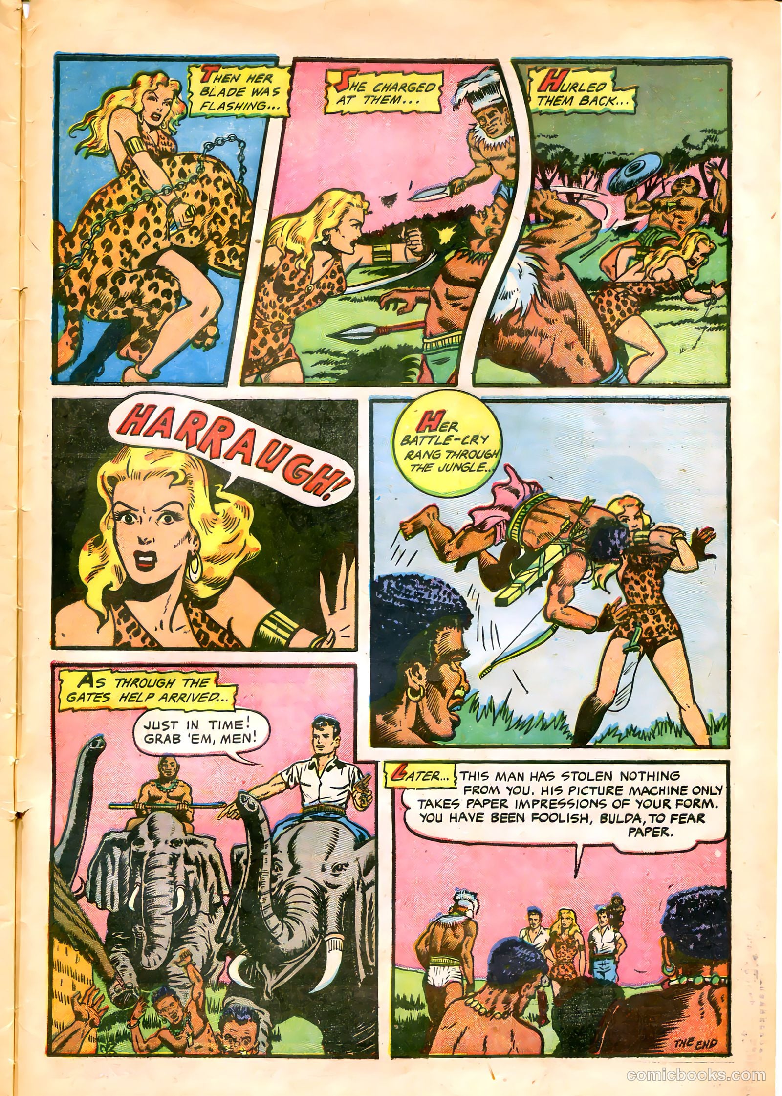 Sheena, Queen of the Jungle #16 — page 33 of 36