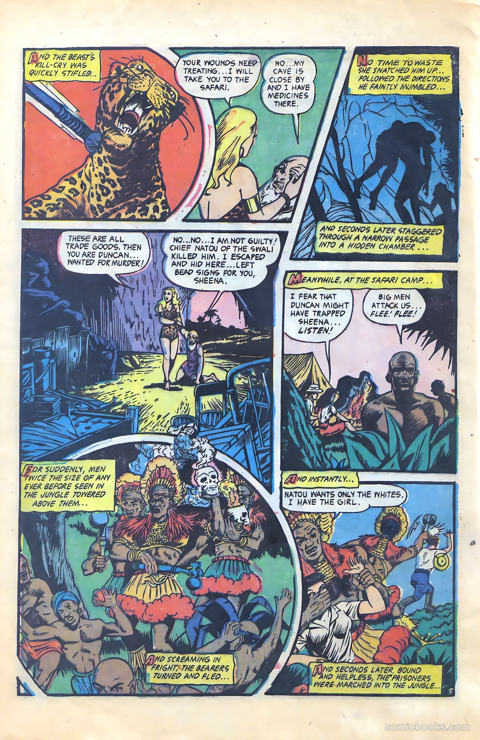 Sheena, Queen of the Jungle #18 — page 9 of 37