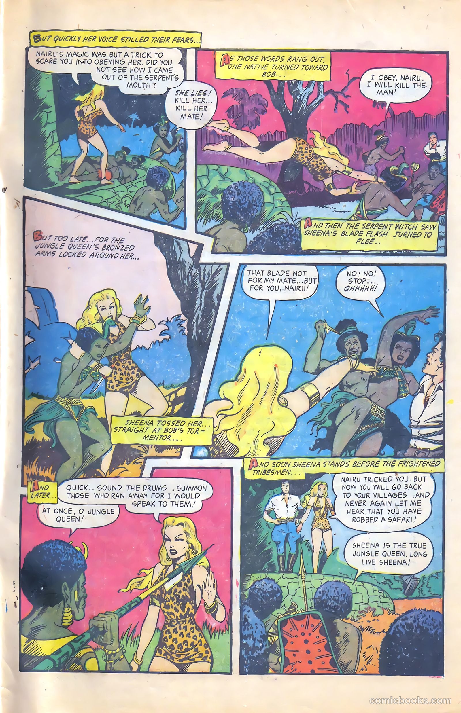 Sheena, Queen of the Jungle #18 — page 34 of 37