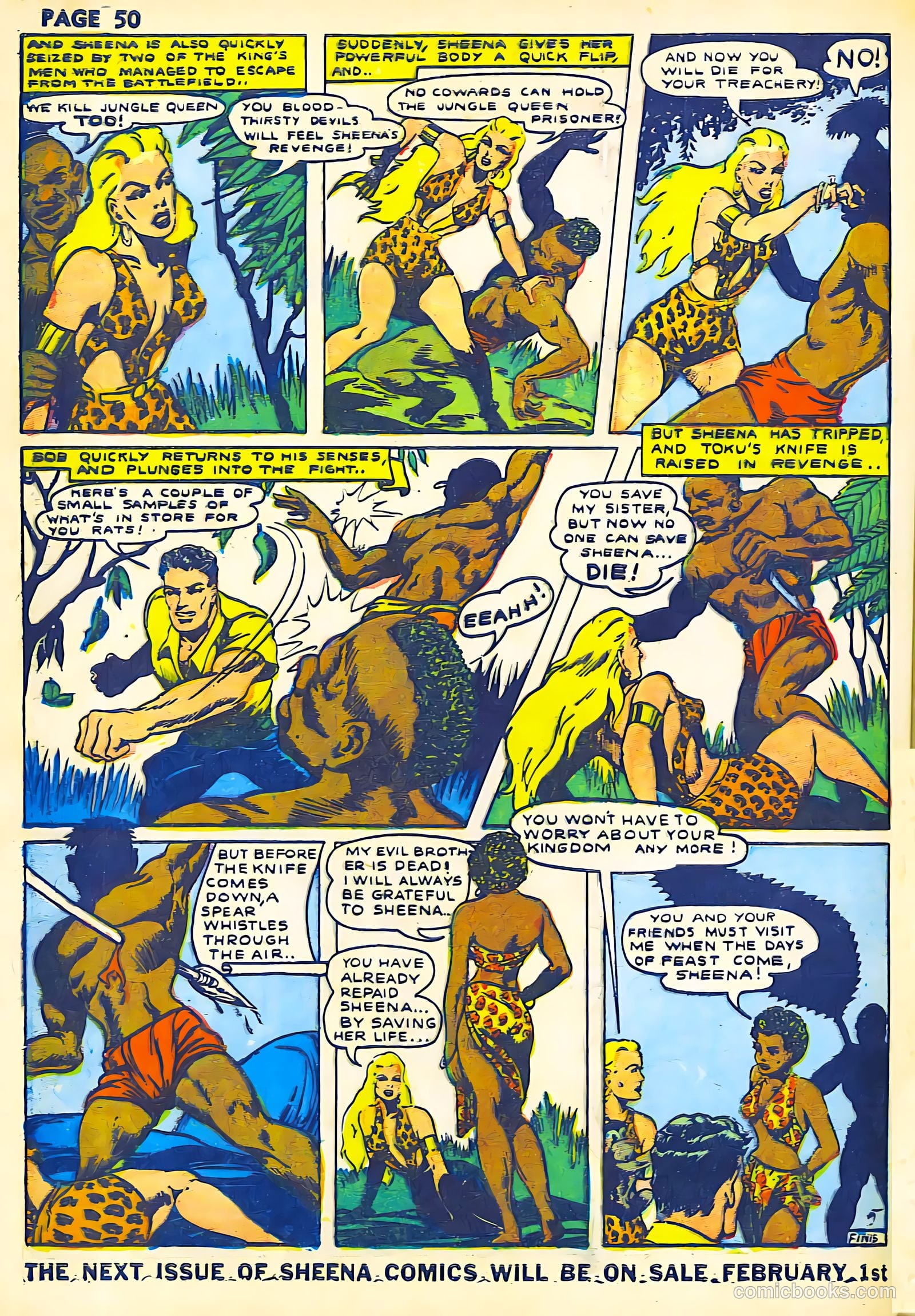Sheena, Queen of the Jungle #2 — page 52 of 68