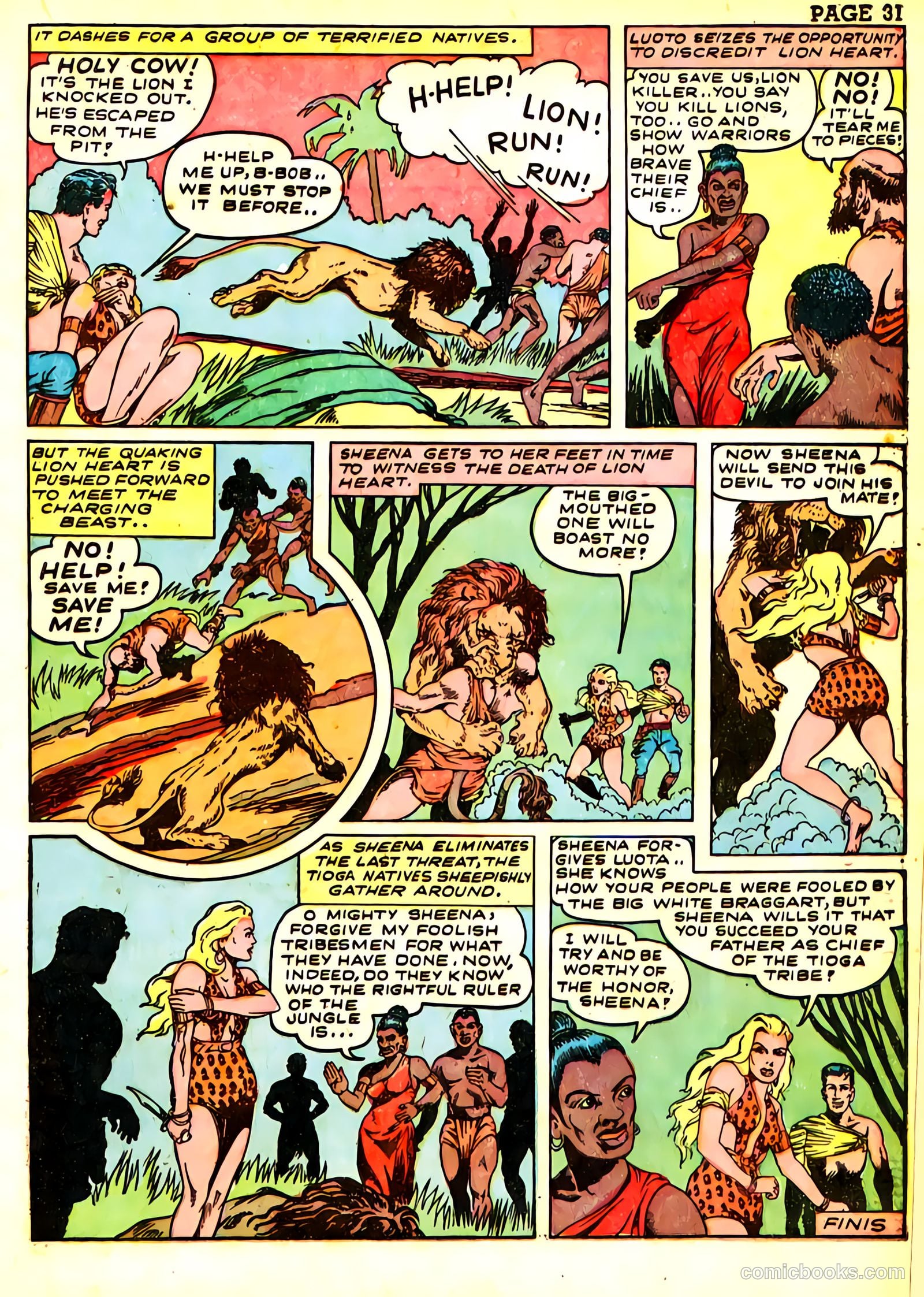 Sheena, Queen of the Jungle #3 — page 34 of 70