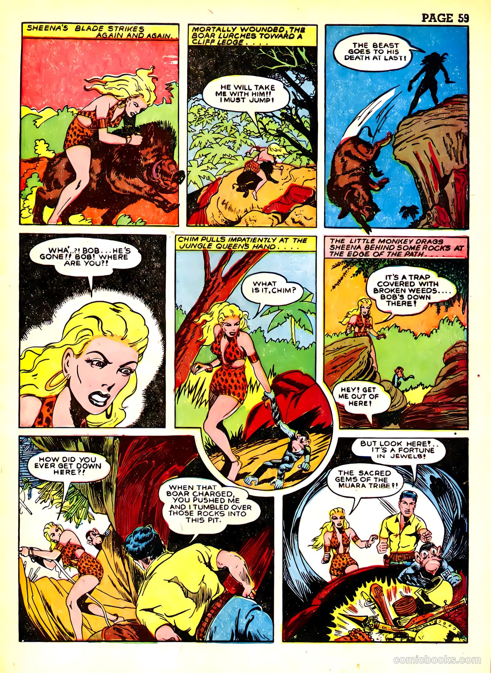 Sheena, Queen of the Jungle #3 — page 62 of 70