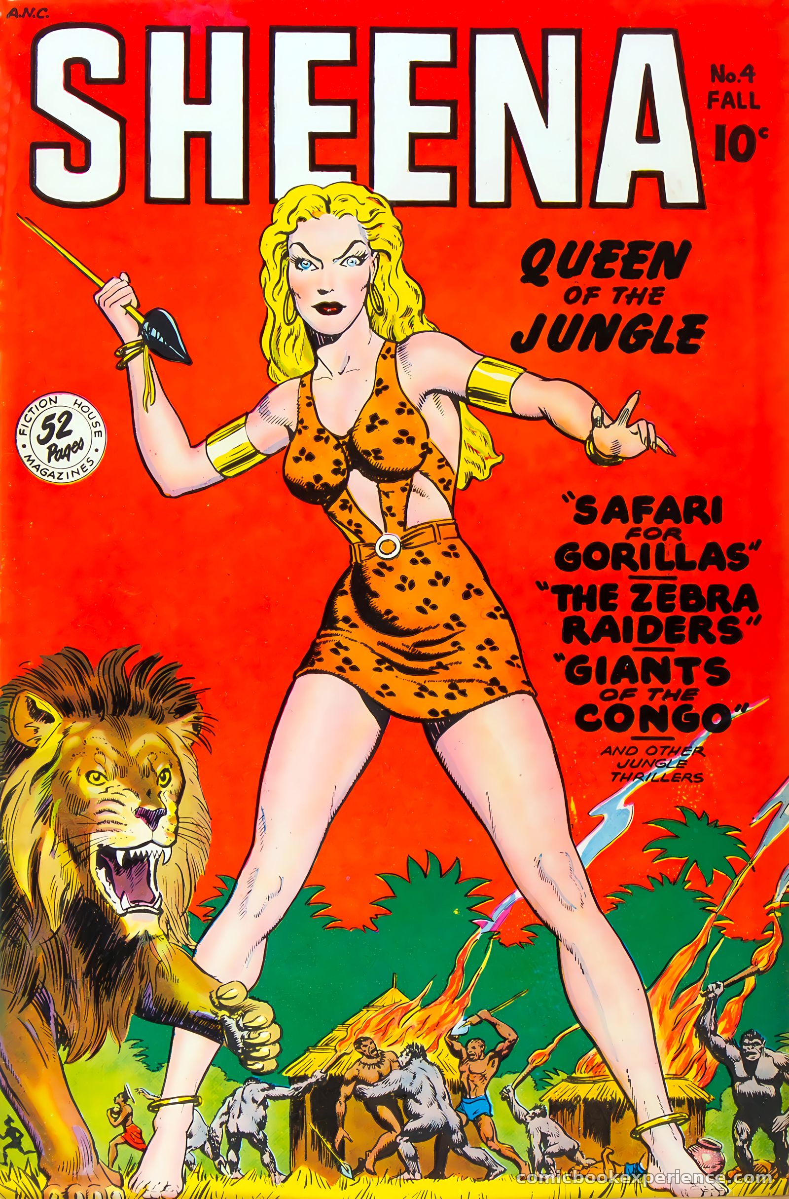 Sheena, Queen of the Jungle #4 — page 1 of 54