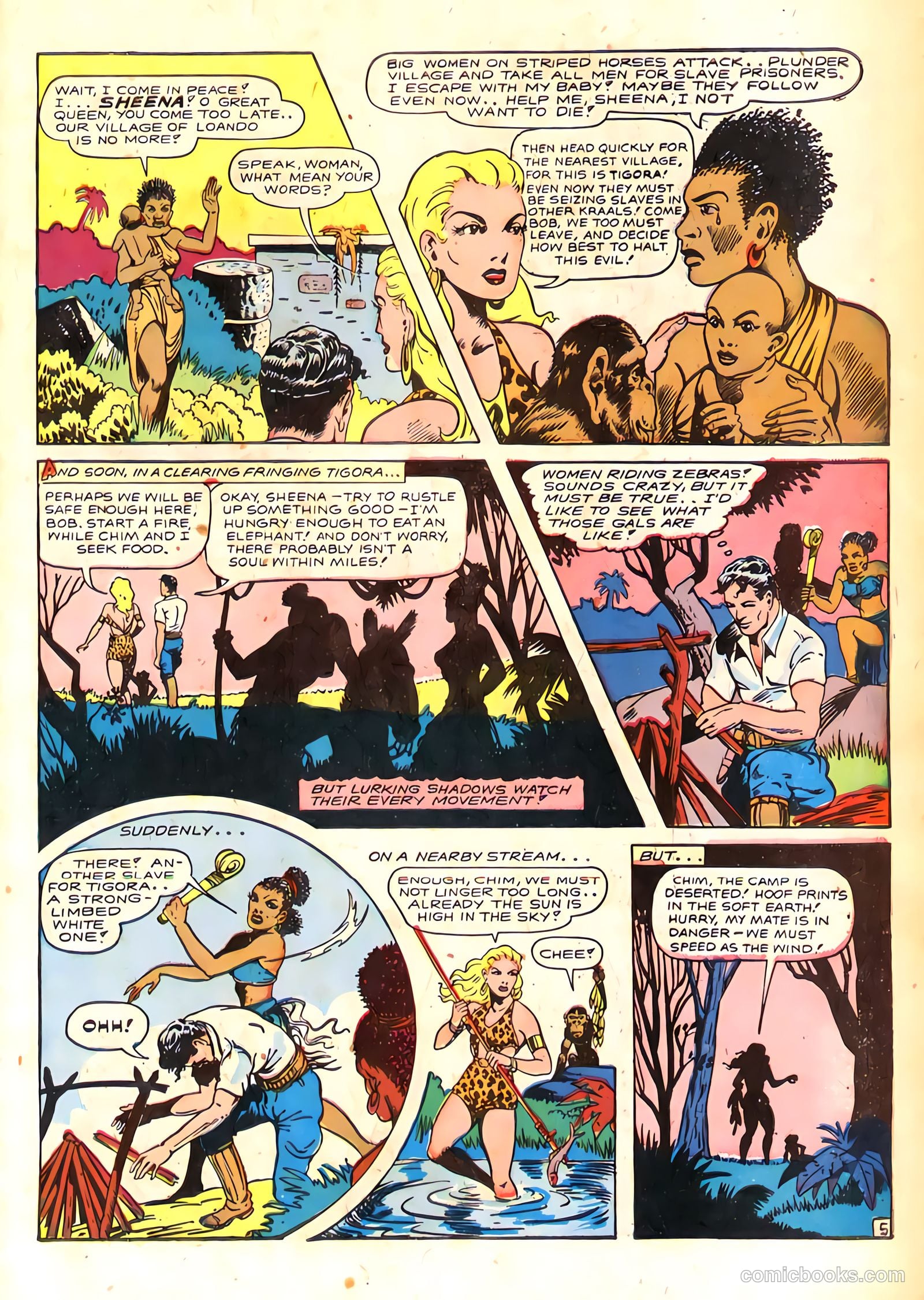 Sheena, Queen of the Jungle #4 — page 8 of 54
