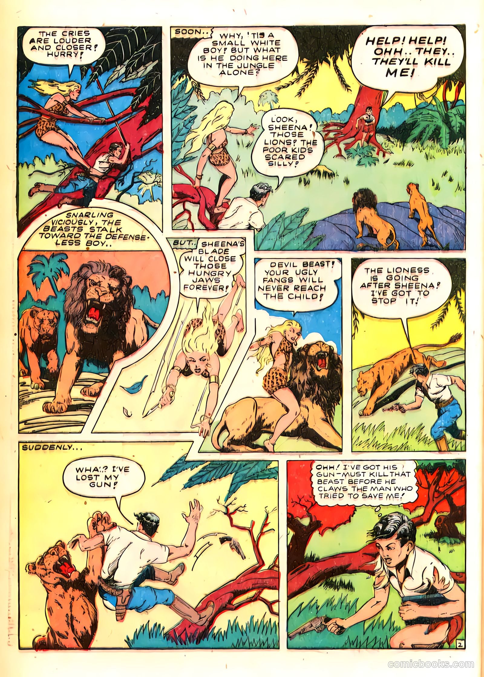 Sheena, Queen of the Jungle #4 — page 41 of 54