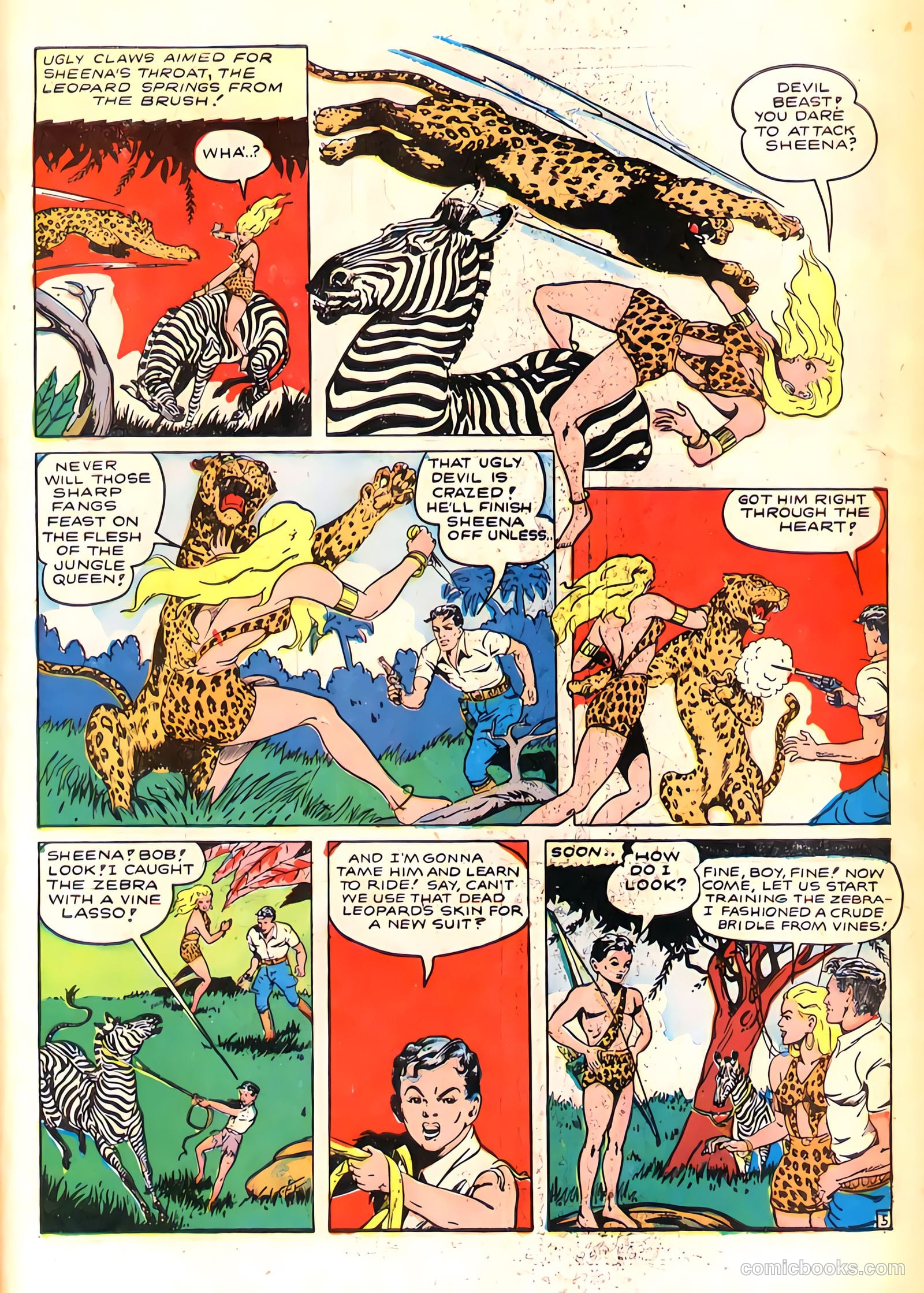 Sheena, Queen of the Jungle #4 — page 44 of 54