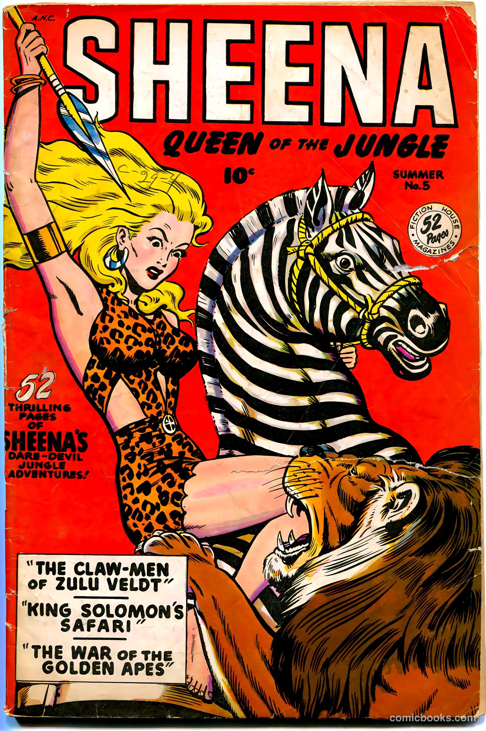 Sheena, Queen of the Jungle #5 — page 1 of 52