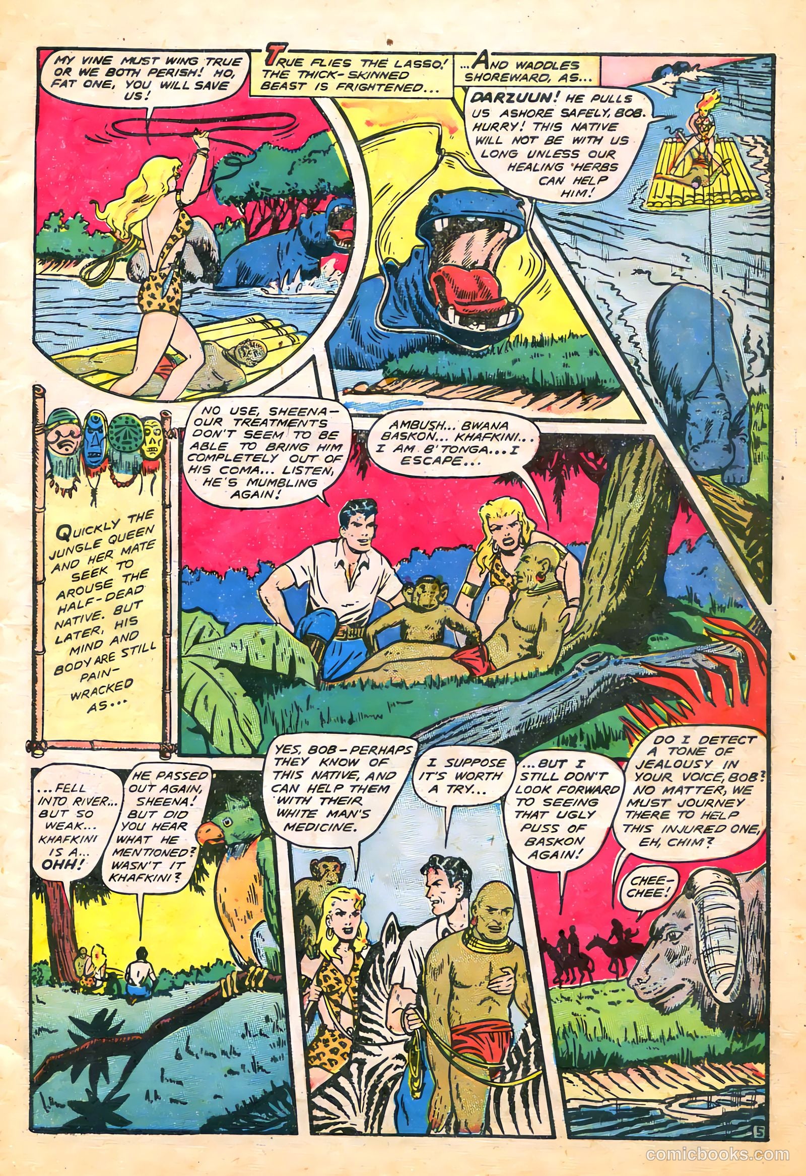 Sheena, Queen of the Jungle #5 — page 7 of 52