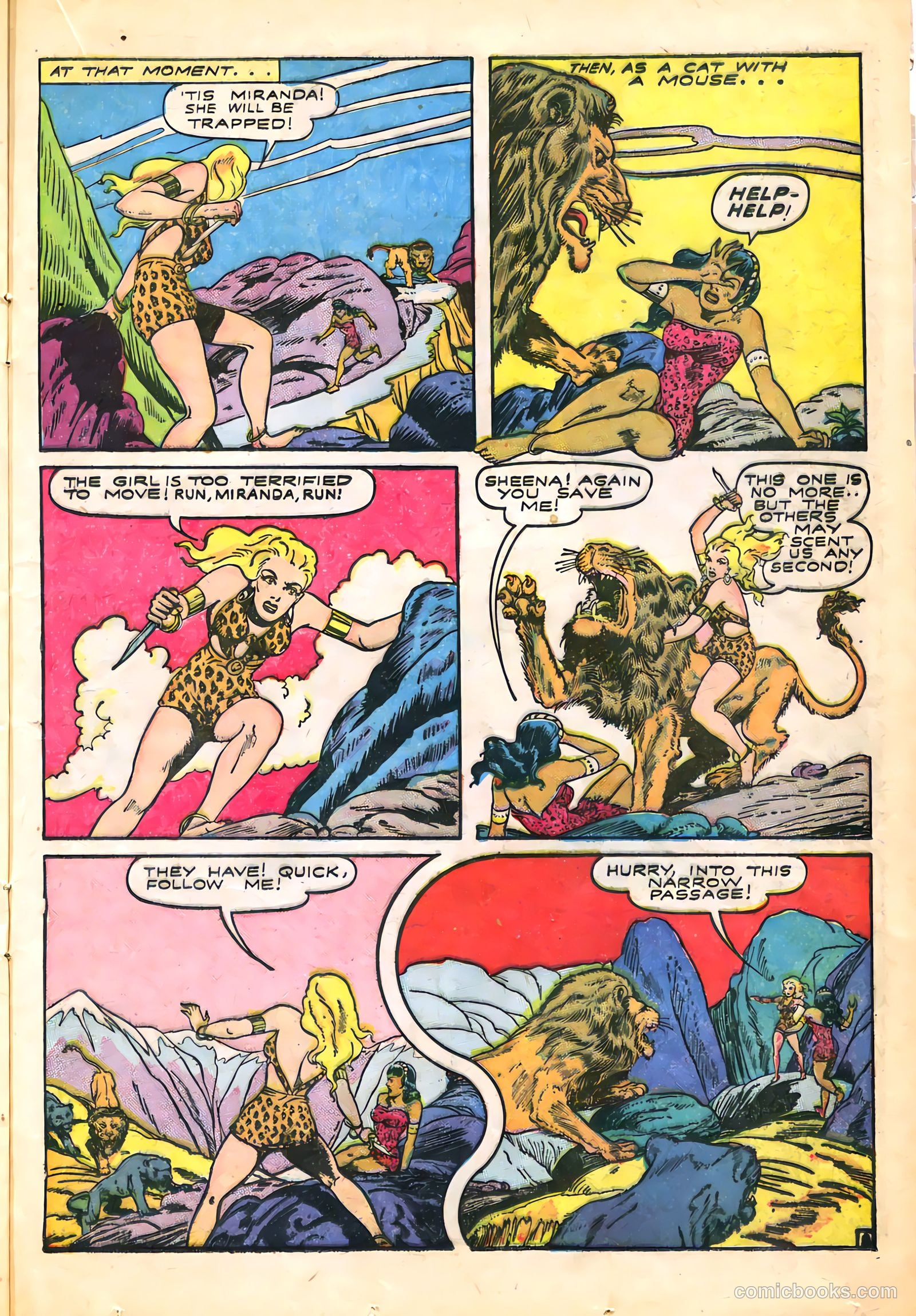 Sheena, Queen of the Jungle #5 — page 33 of 52
