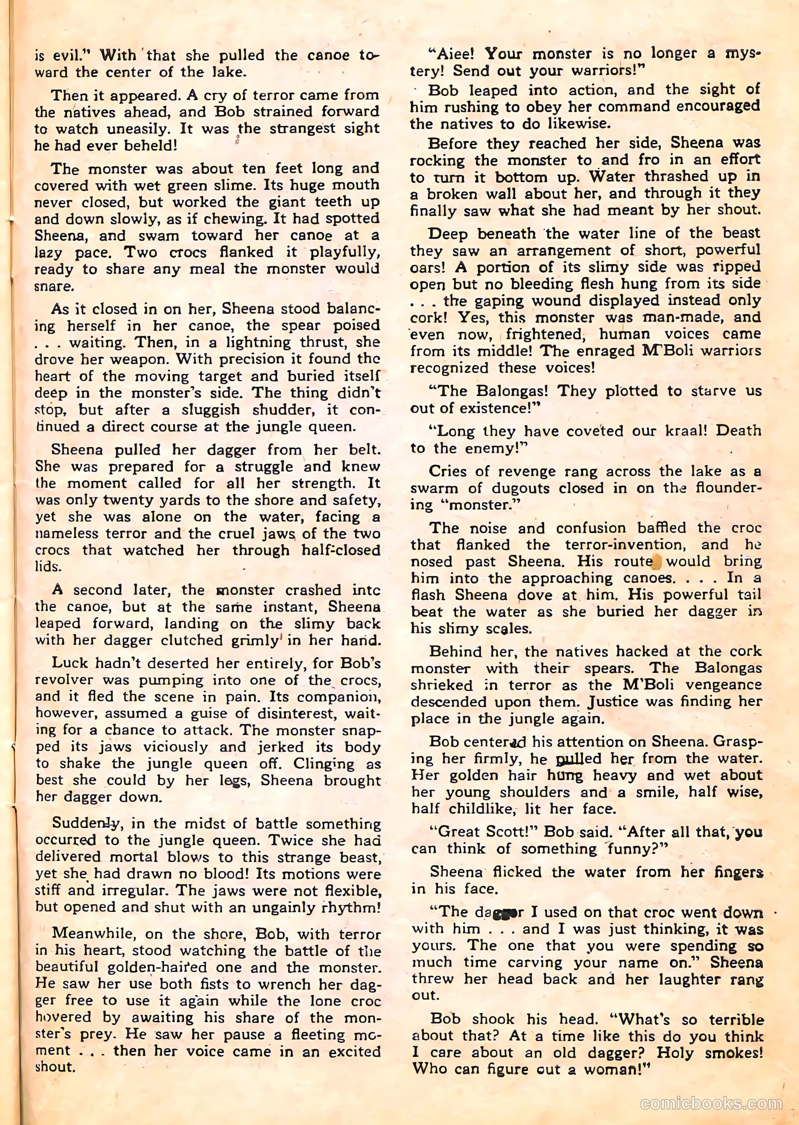 Sheena, Queen of the Jungle #5 — page 39 of 52
