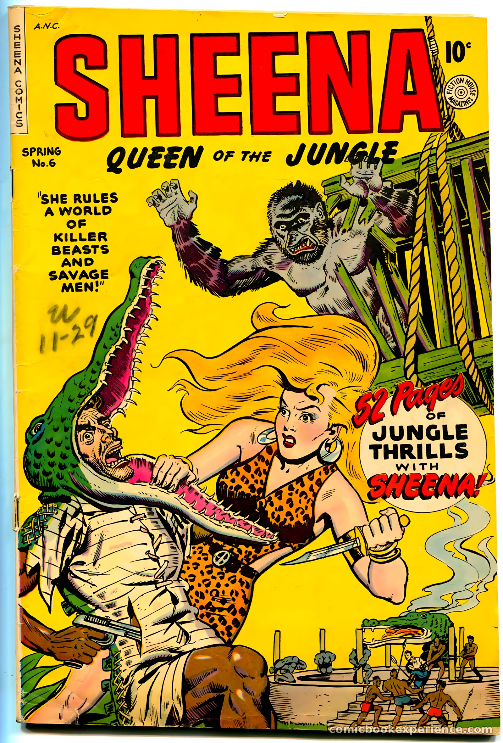 Sheena, Queen of the Jungle #6 — page 1 of 52