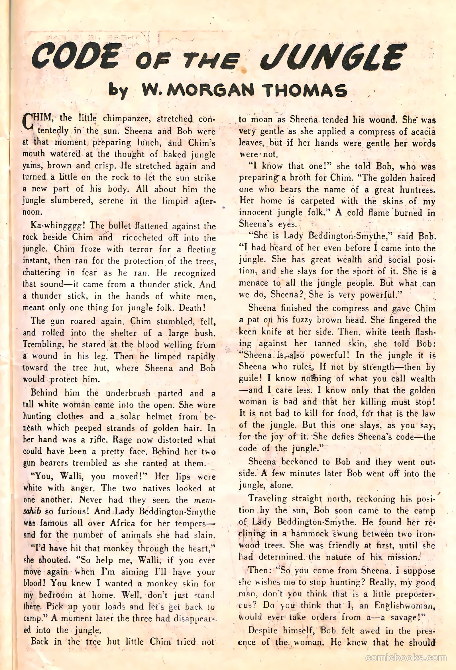 Sheena, Queen of the Jungle #6 — page 37 of 52