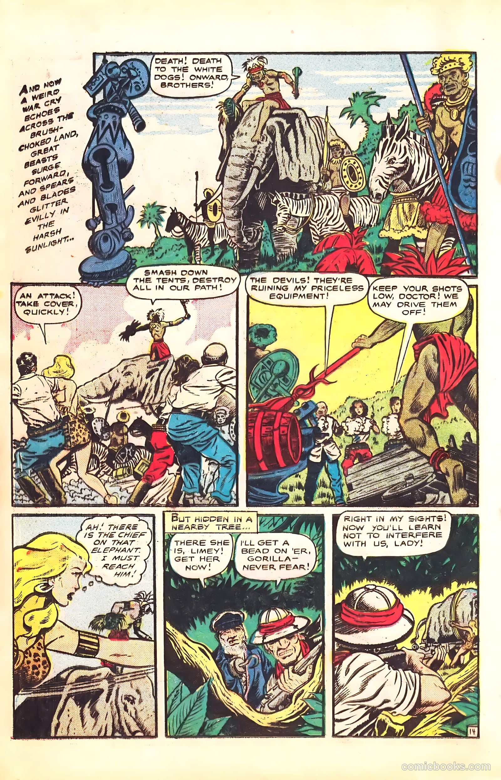Sheena, Queen of the Jungle #7 — page 16 of 52
