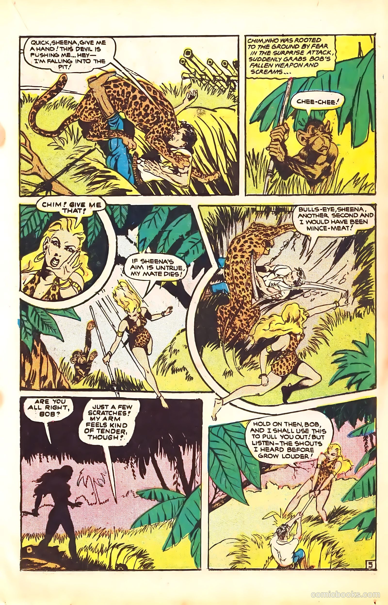 Sheena, Queen of the Jungle #7 — page 23 of 52