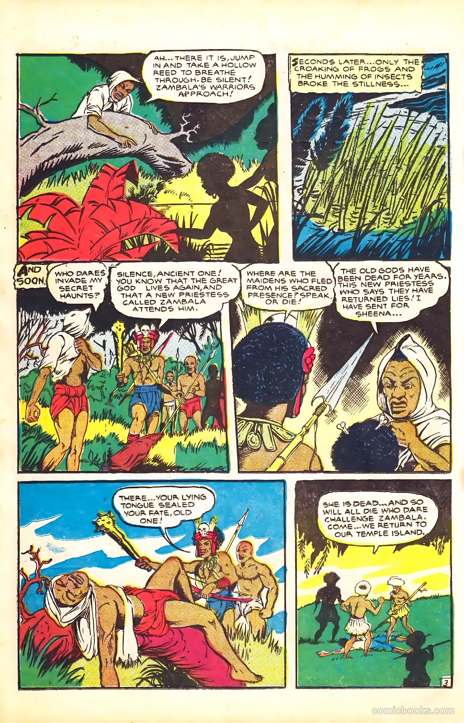 Sheena, Queen of the Jungle #7 — page 36 of 52