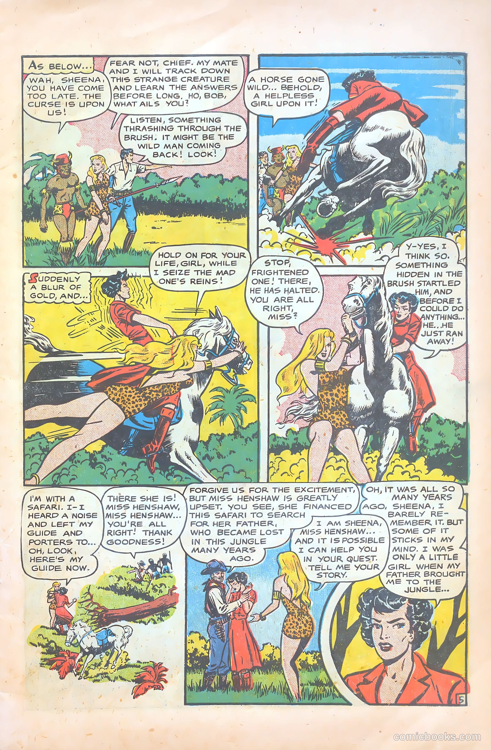 Sheena Queen of the Jungle #8 — page 7 of 36
