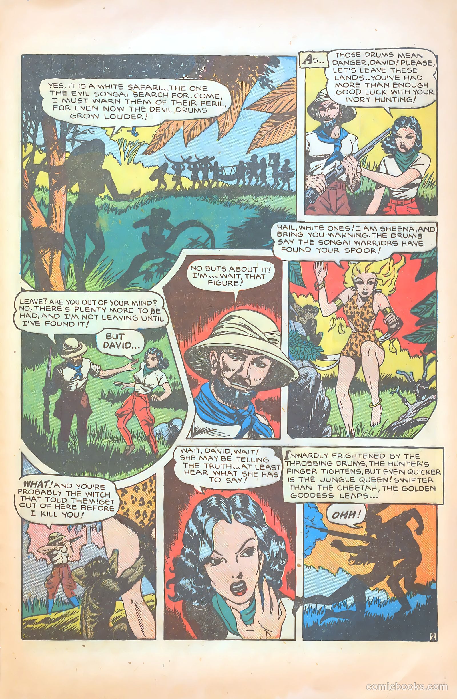 Sheena Queen of the Jungle #8 — page 25 of 36