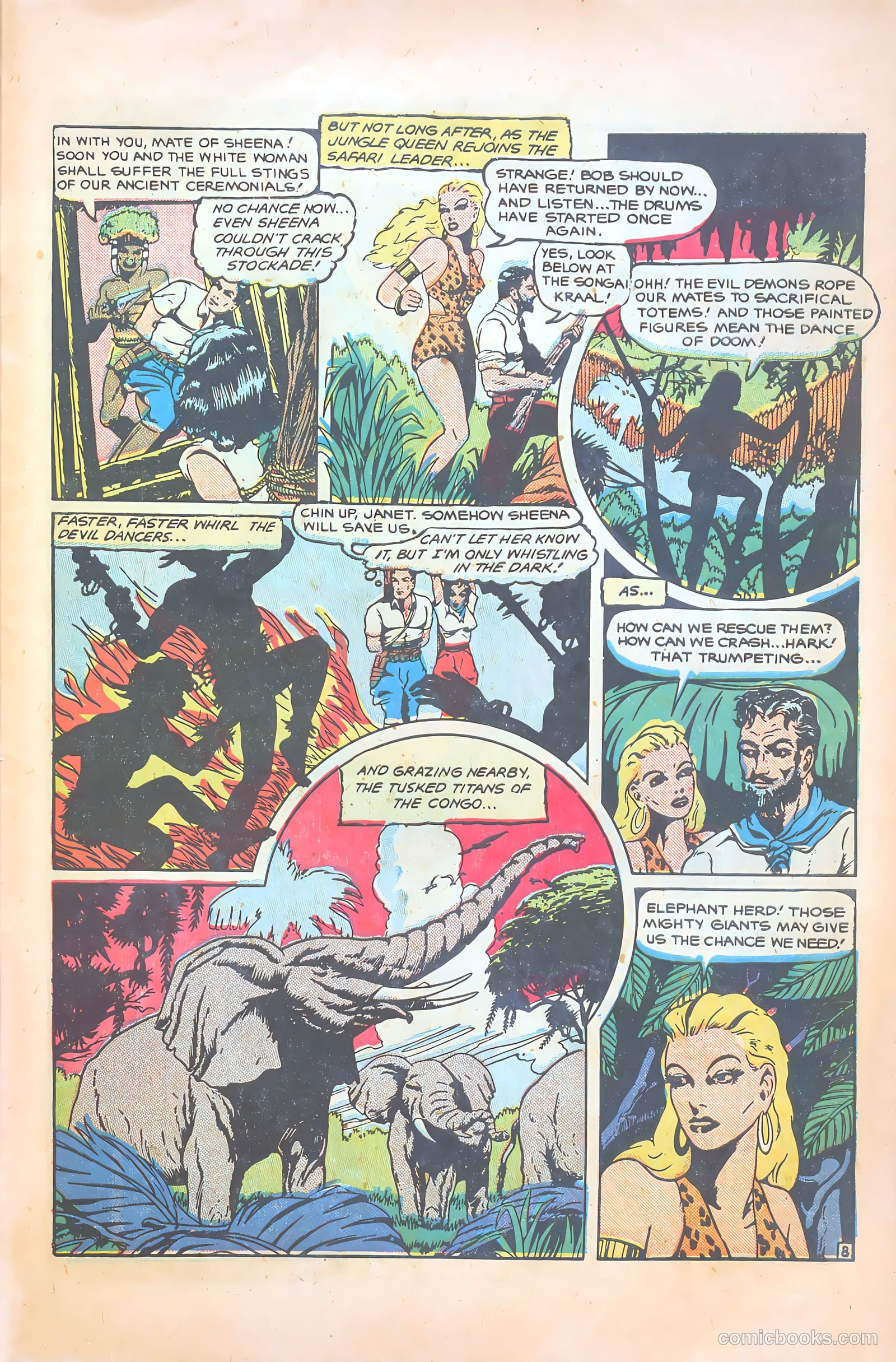 Sheena Queen of the Jungle #8 — page 31 of 36