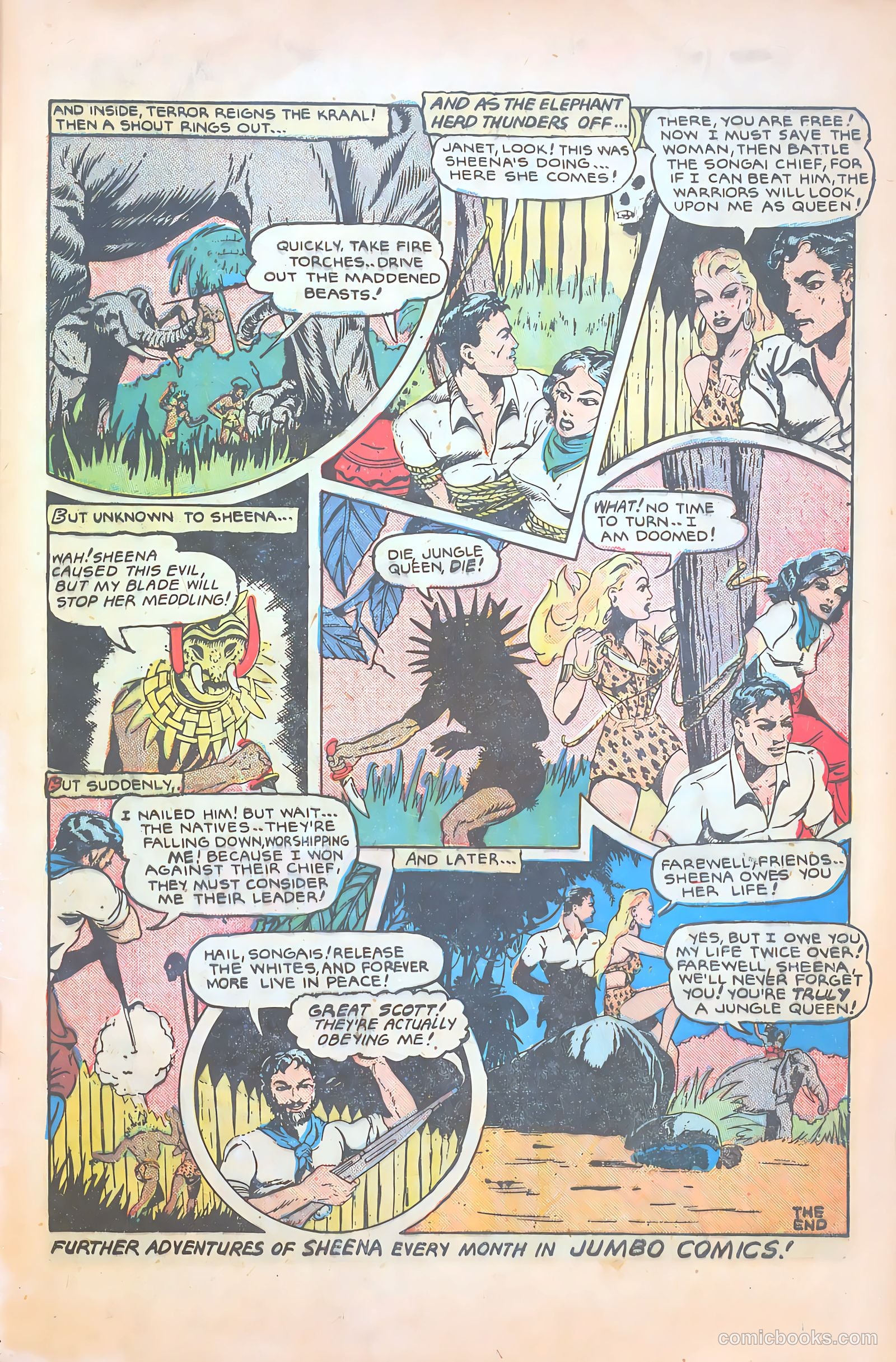 Sheena Queen of the Jungle #8 — page 33 of 36