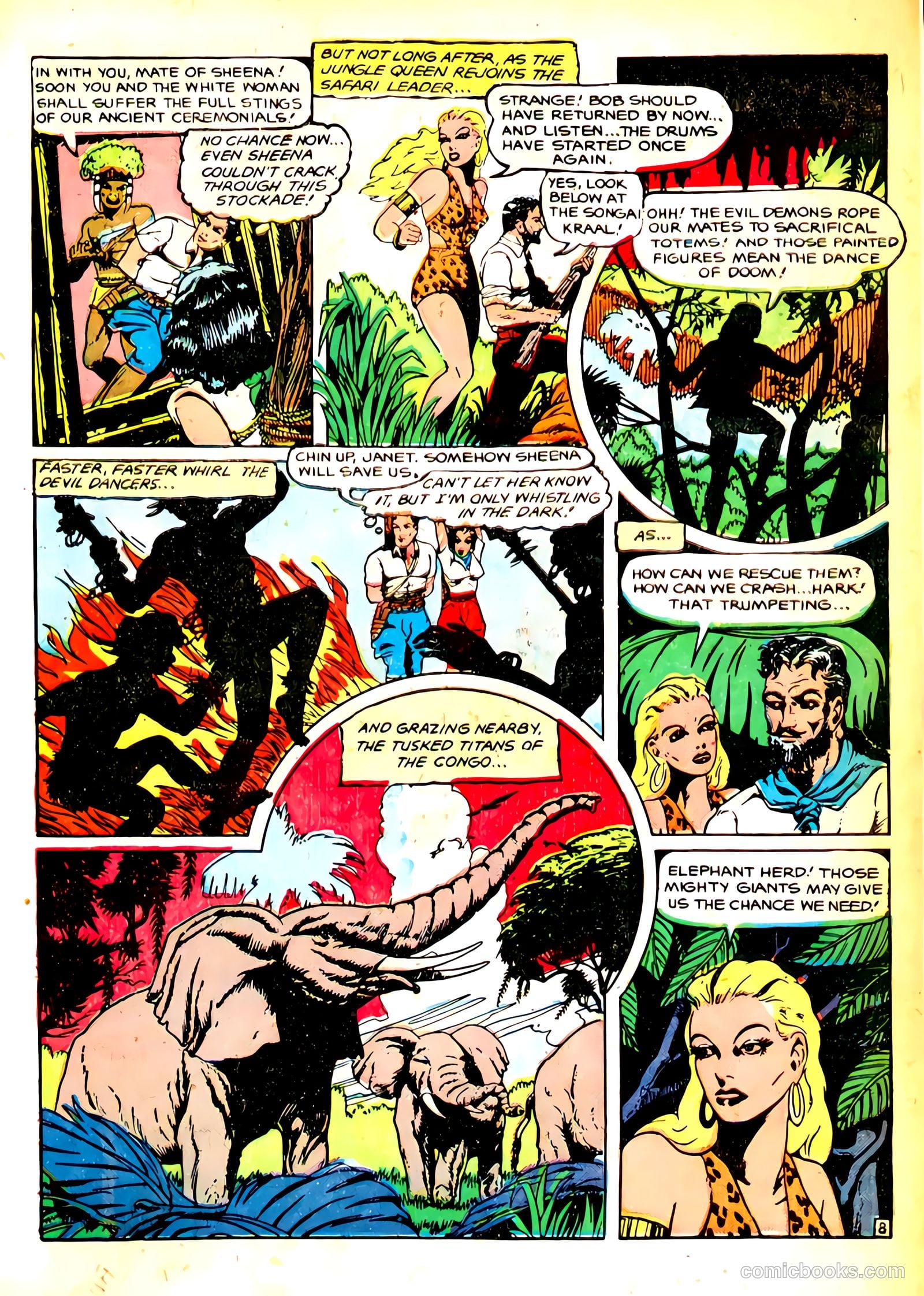 Sheena, Queen of the Jungle #8 — page 32 of 37