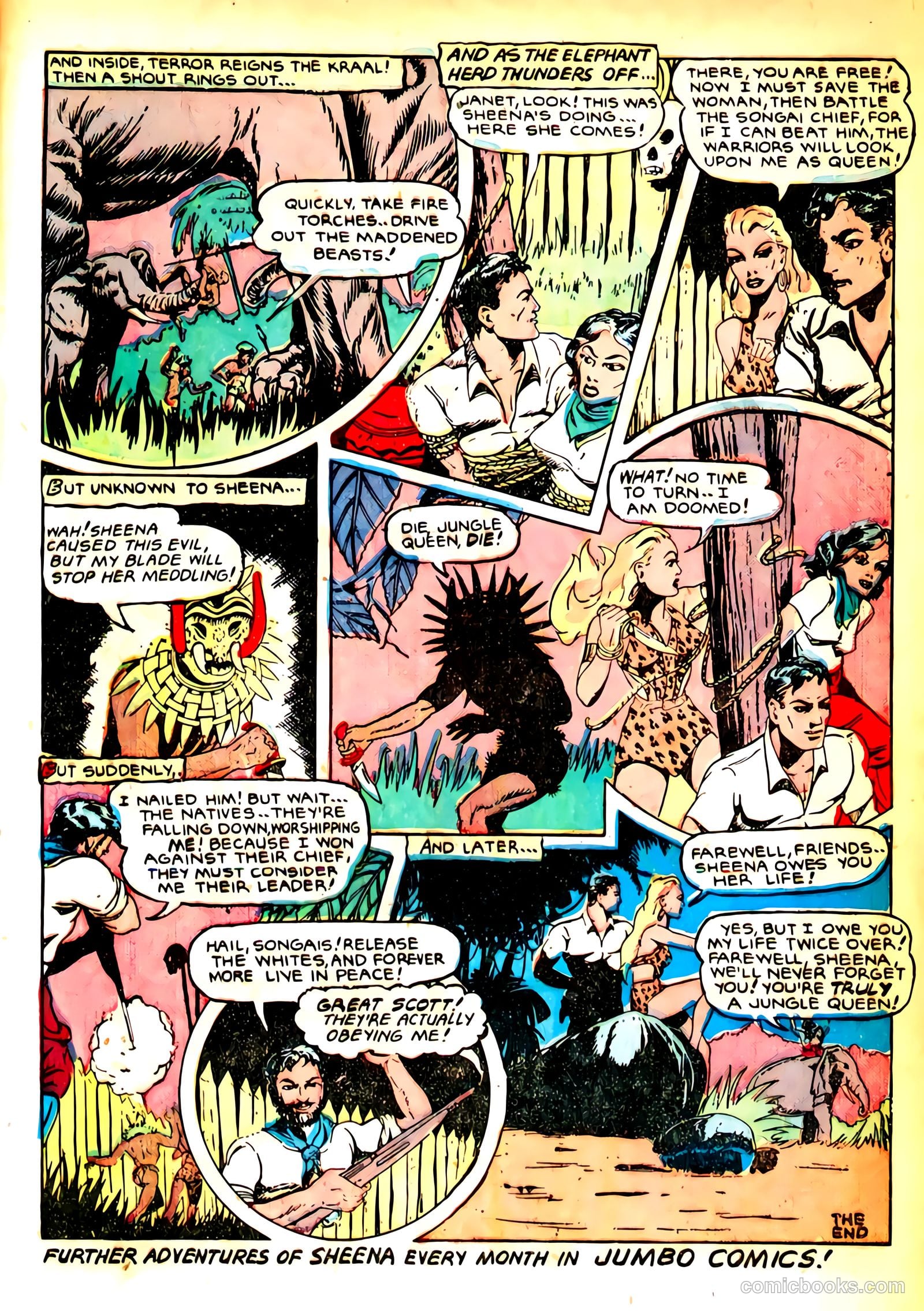 Sheena, Queen of the Jungle #8 — page 34 of 37