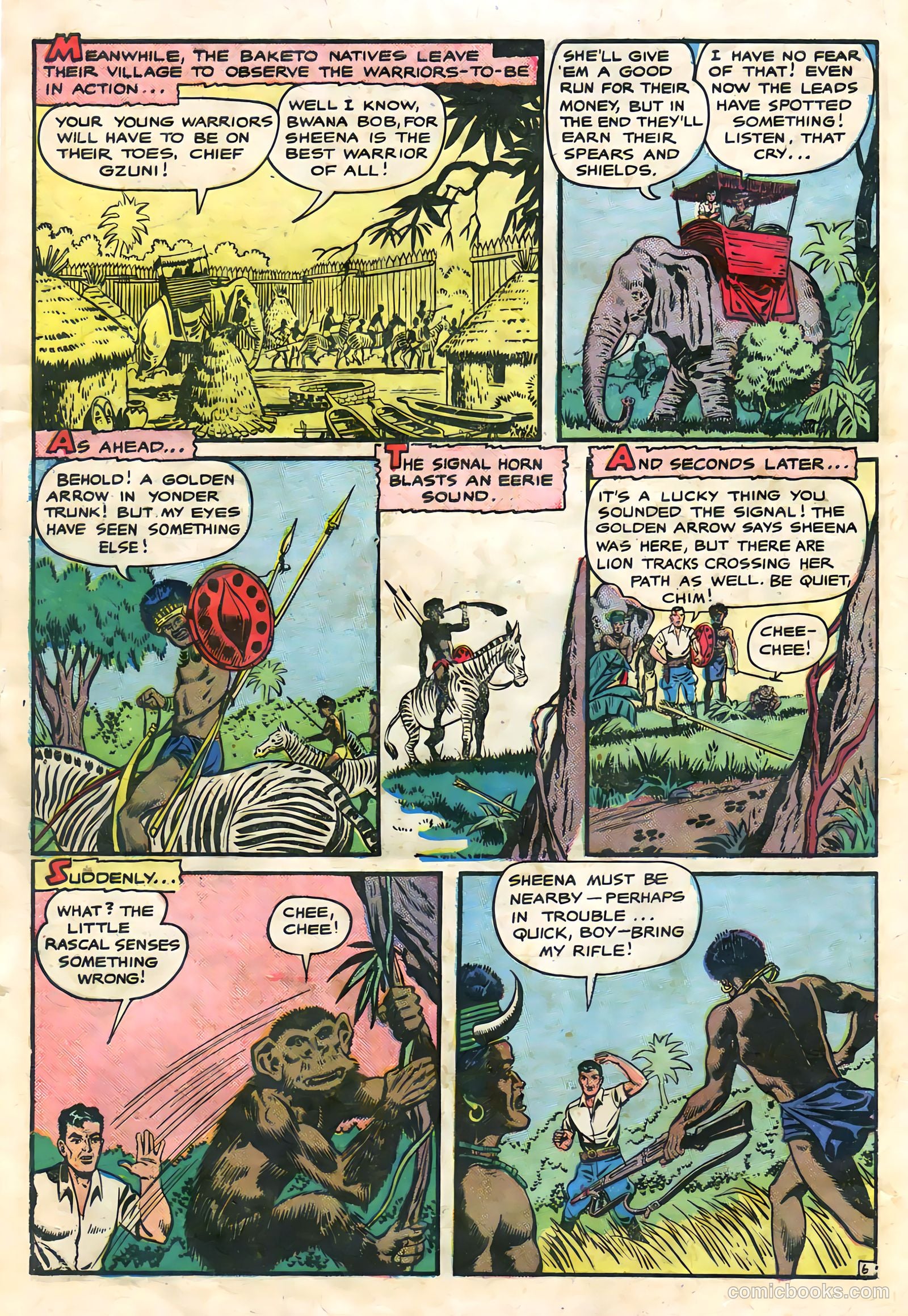 Sheena, Queen of the Jungle #9 — page 8 of 36