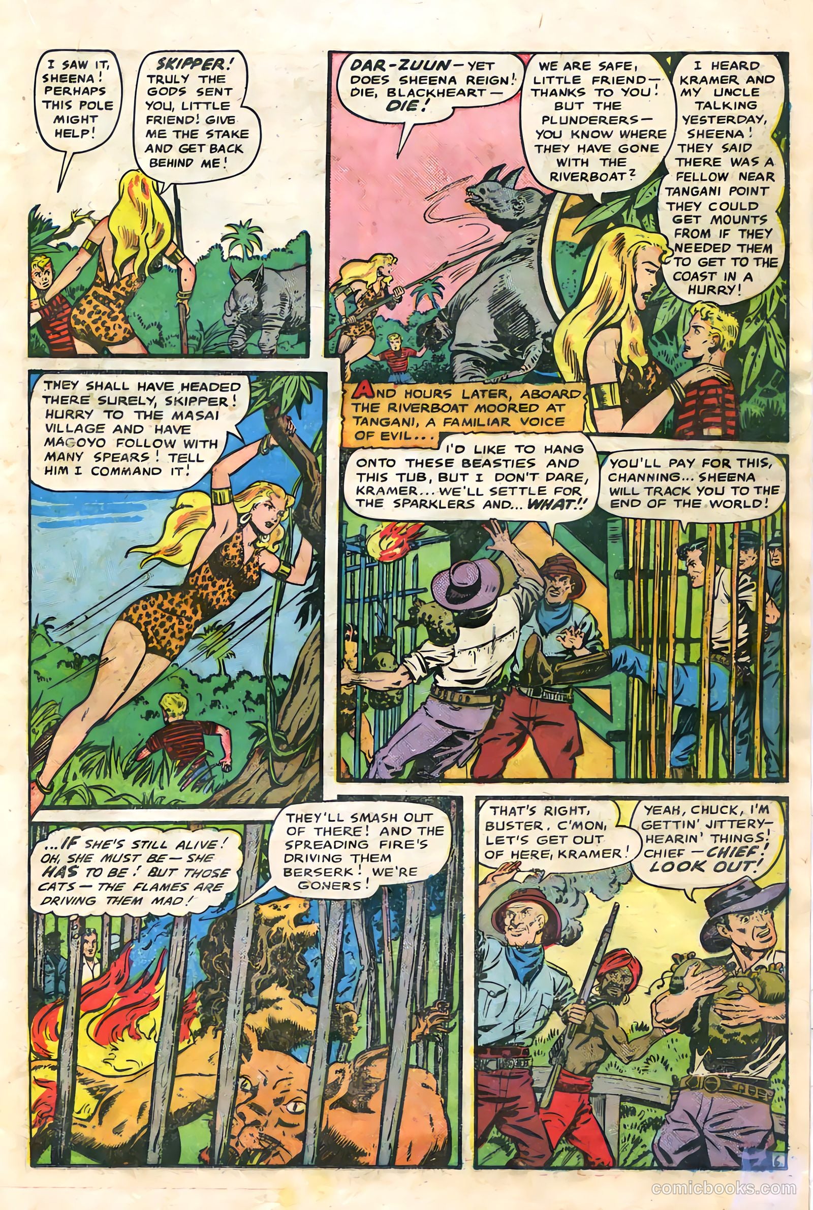 Sheena, Queen of the Jungle #9 — page 21 of 36