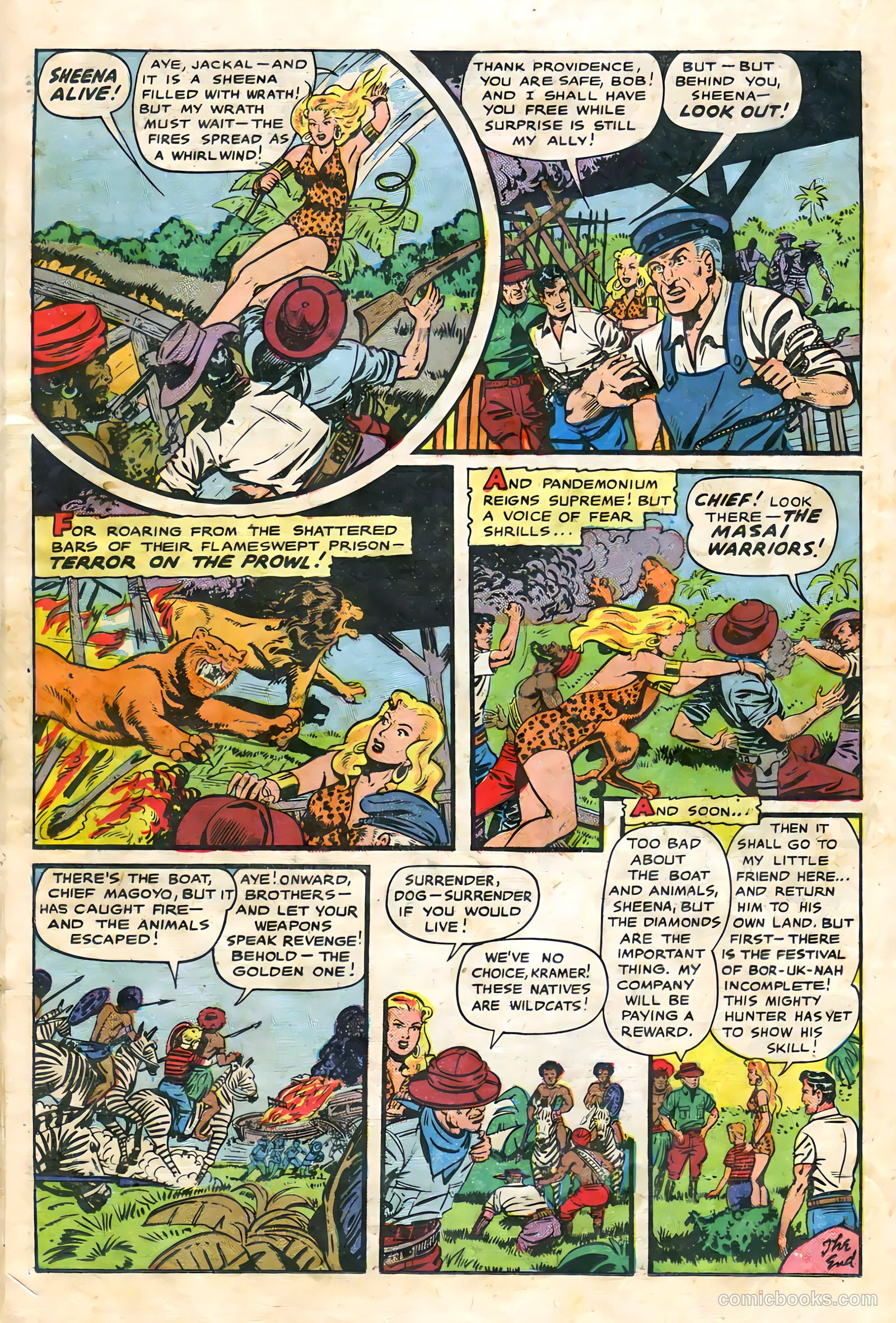 Sheena, Queen of the Jungle #9 — page 22 of 36