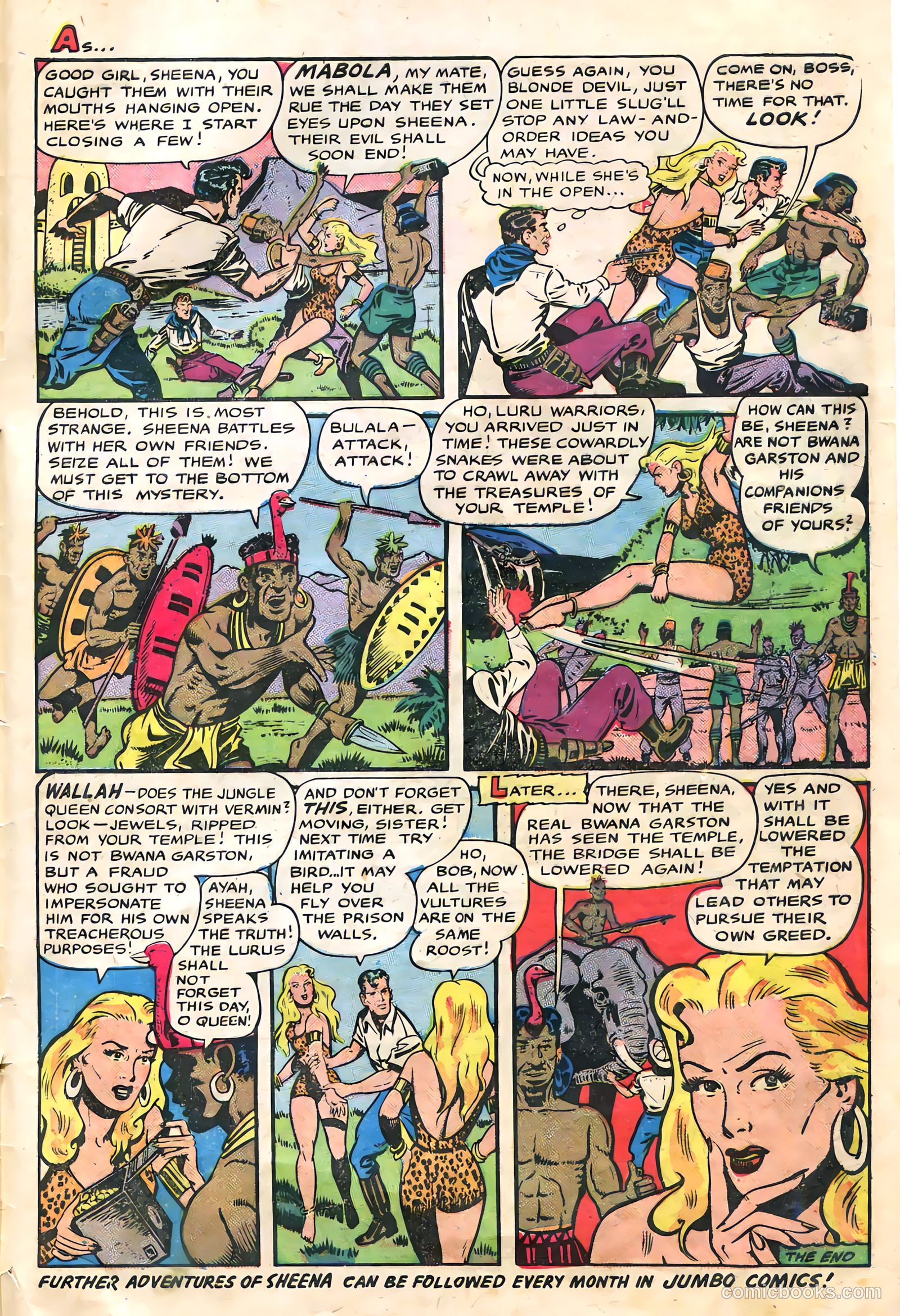 Sheena, Queen of the Jungle #9 — page 33 of 36