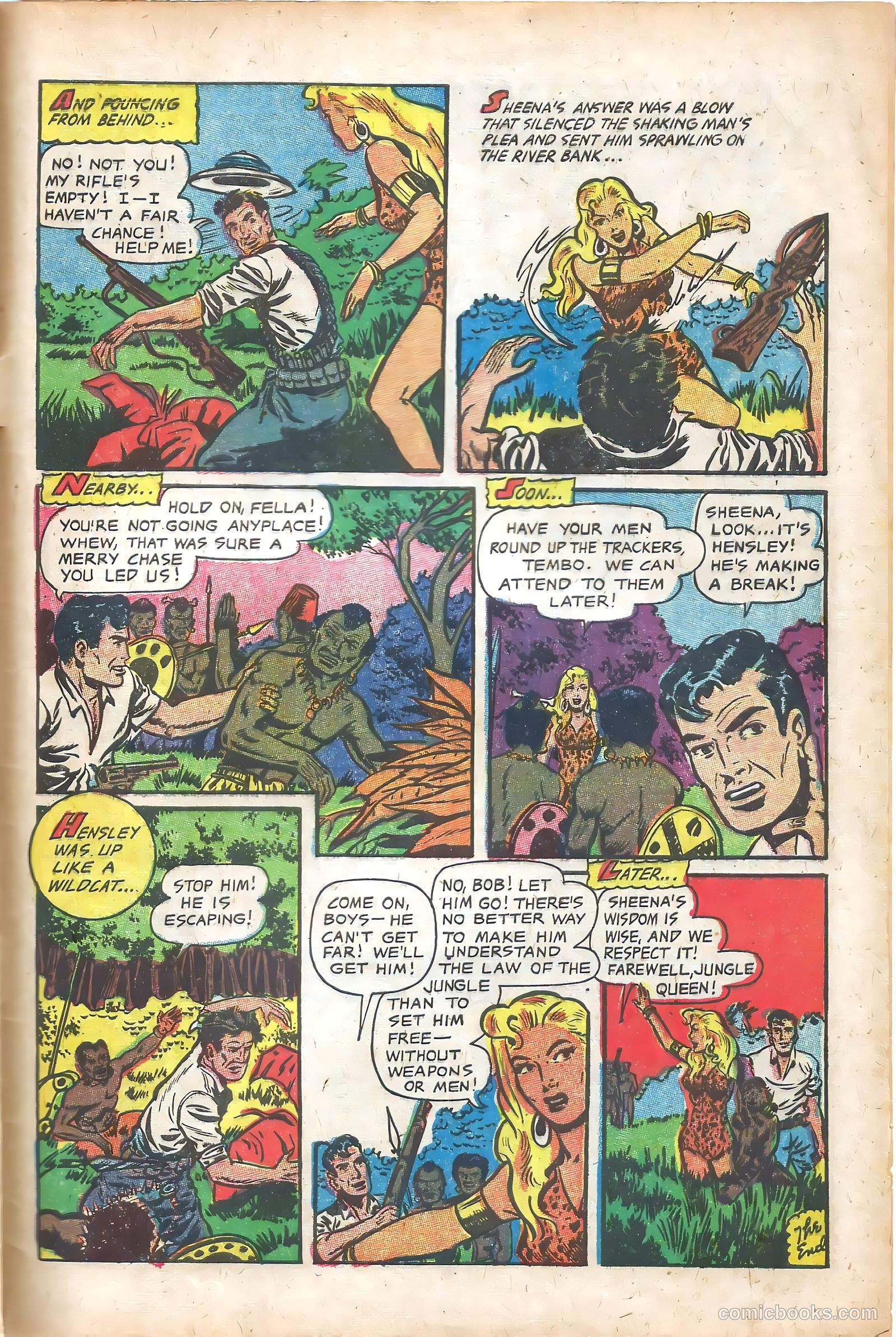 Sheena, Queen of the Jungle #9 — page 33 of 36