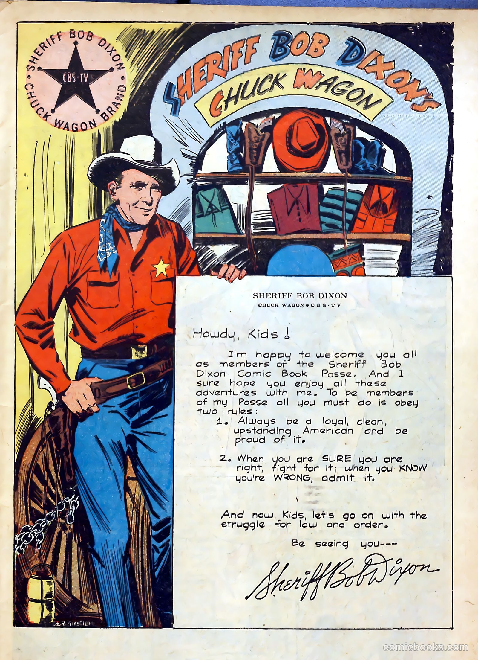 Sheriff Bob Dixon's Chuck Wagon #1 — page 3 of 36